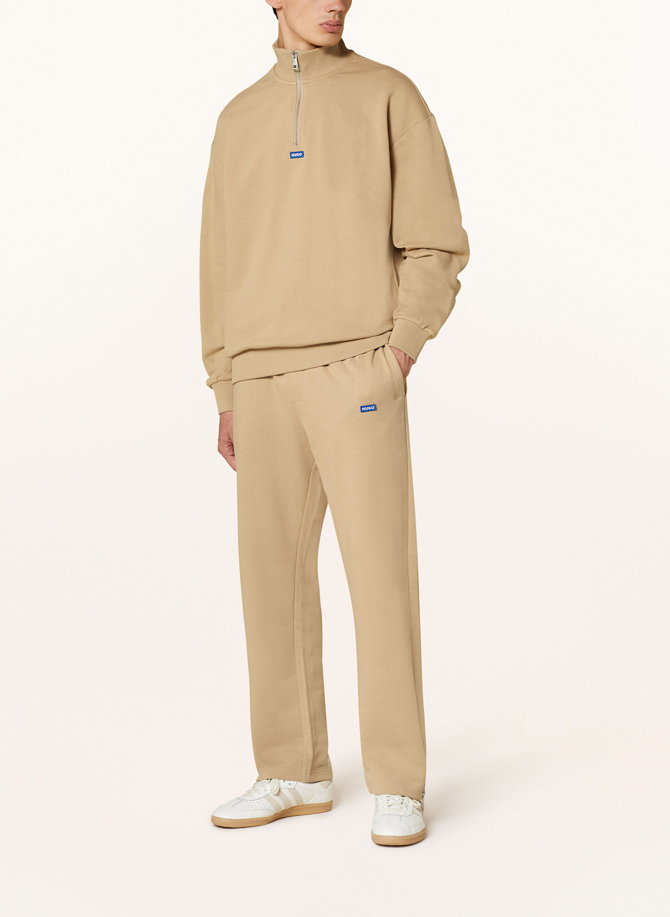 HUGO BLUE Sweat-Troyer NEELER, Farbe: BEIGE (Bild 2)