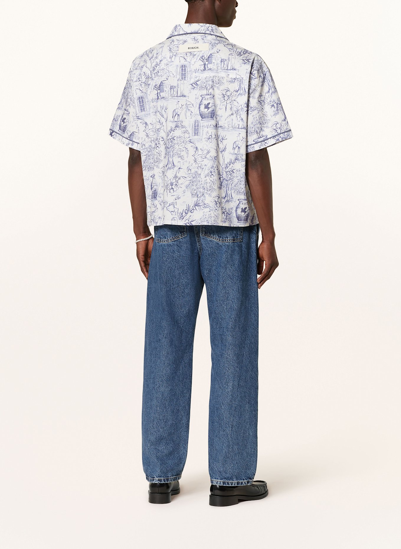 rough. Resort shirt comfort fit, Color: BLUE/ WHITE (Image 3)