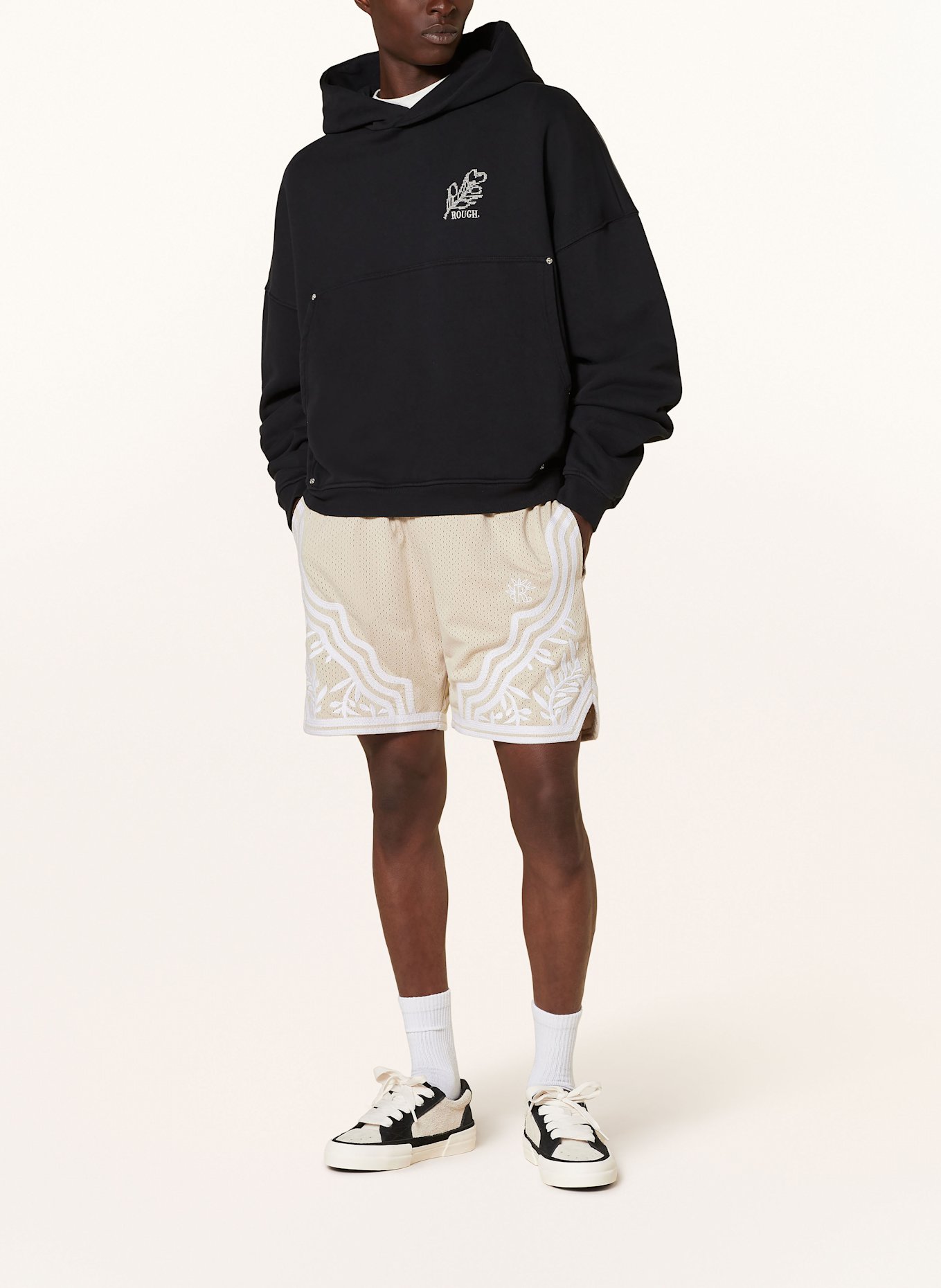 rough. Mesh-Shorts MESH 1988 ORIGINAL: BEIGE / WEISS