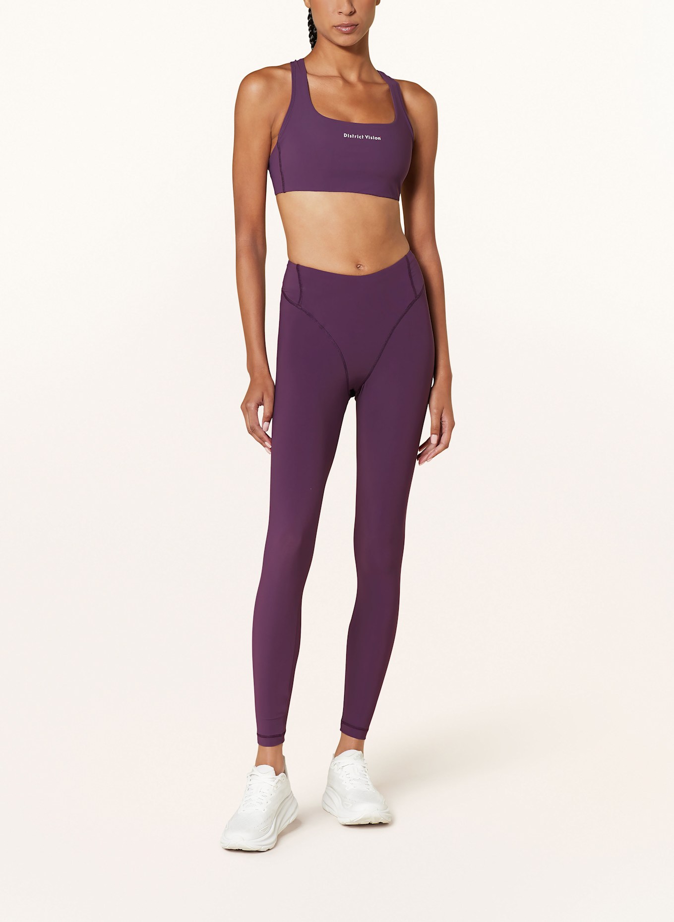 District Vision Sportovní podprsenka TWIN LAYER: NIGHTSHADE