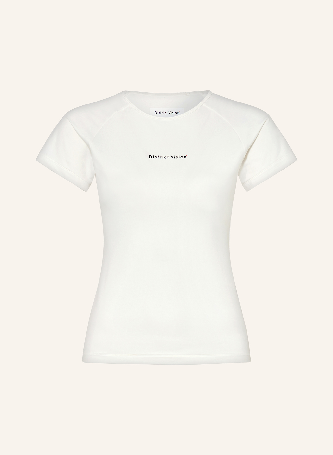 District Vision Running shirt, Color: WHITE (Image 1)