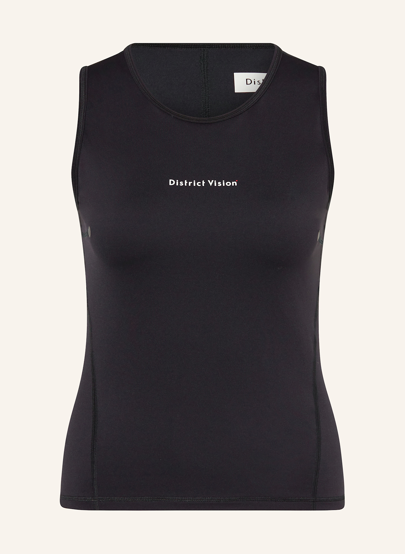 District Vision Cropped top, Color: BLACK (Image 1)