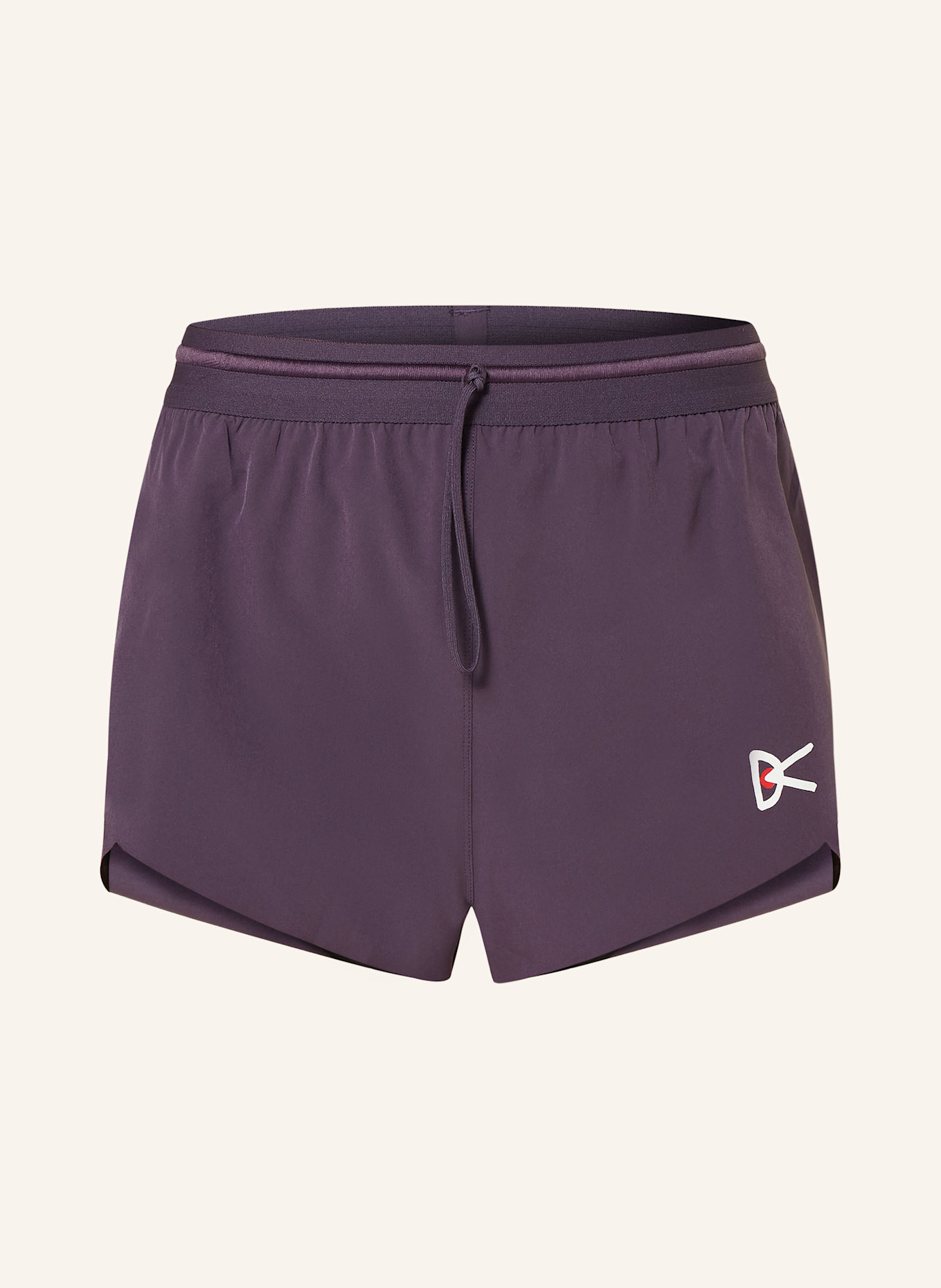 District Vision 2-in-1 running shorts, Color: PURPLE (Image 1)