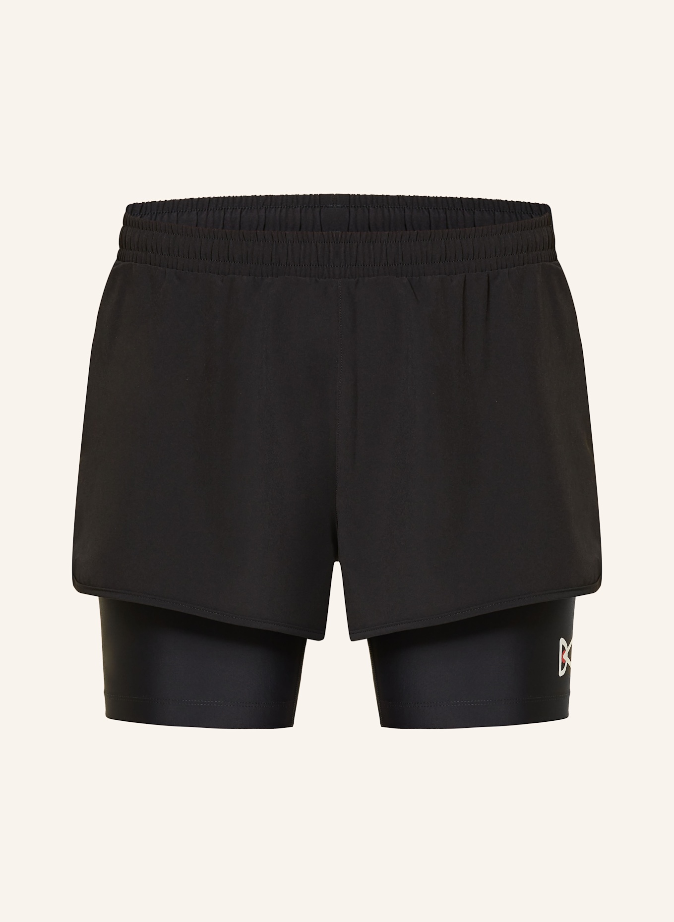 District Vision tRAIL 2-in1 running shorts, Color: BLACK (Image 1)