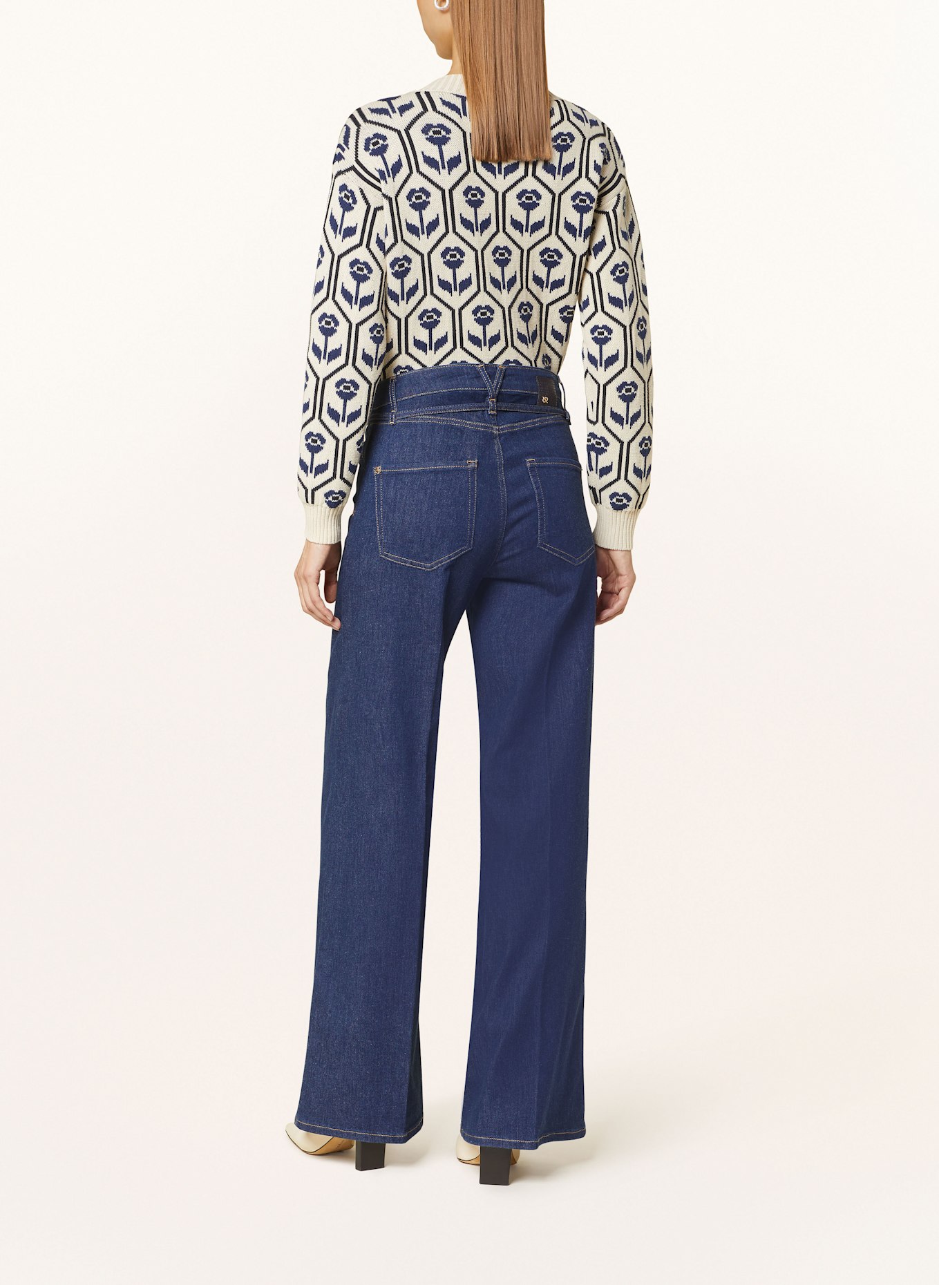 RAFFAELLO ROSSI Flared jeans SVENTY B, Color: 890 MARINE (Image 3)