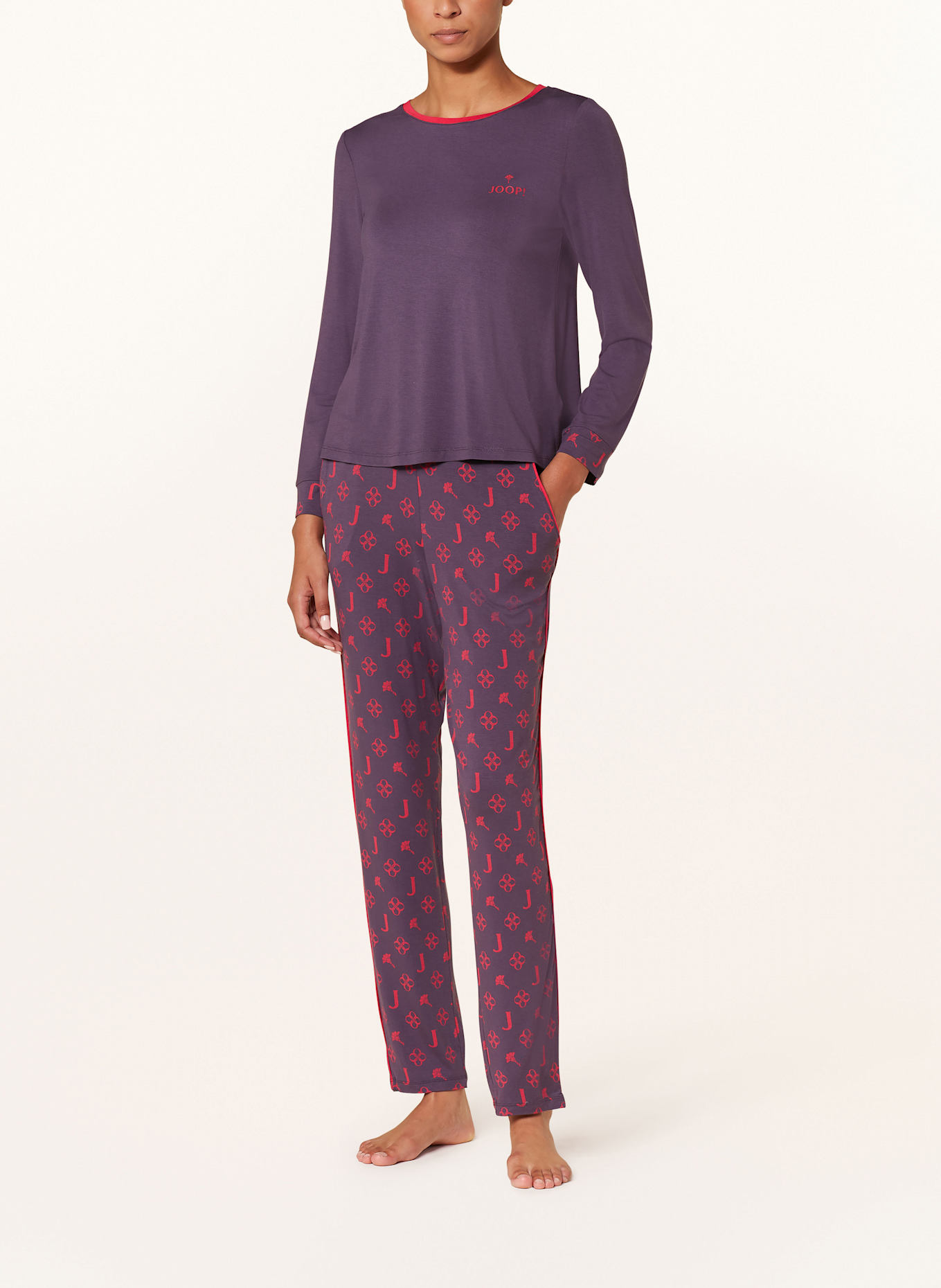 JOOP! Pajama pants, Color: PURPLE/ PINK (Image 2)