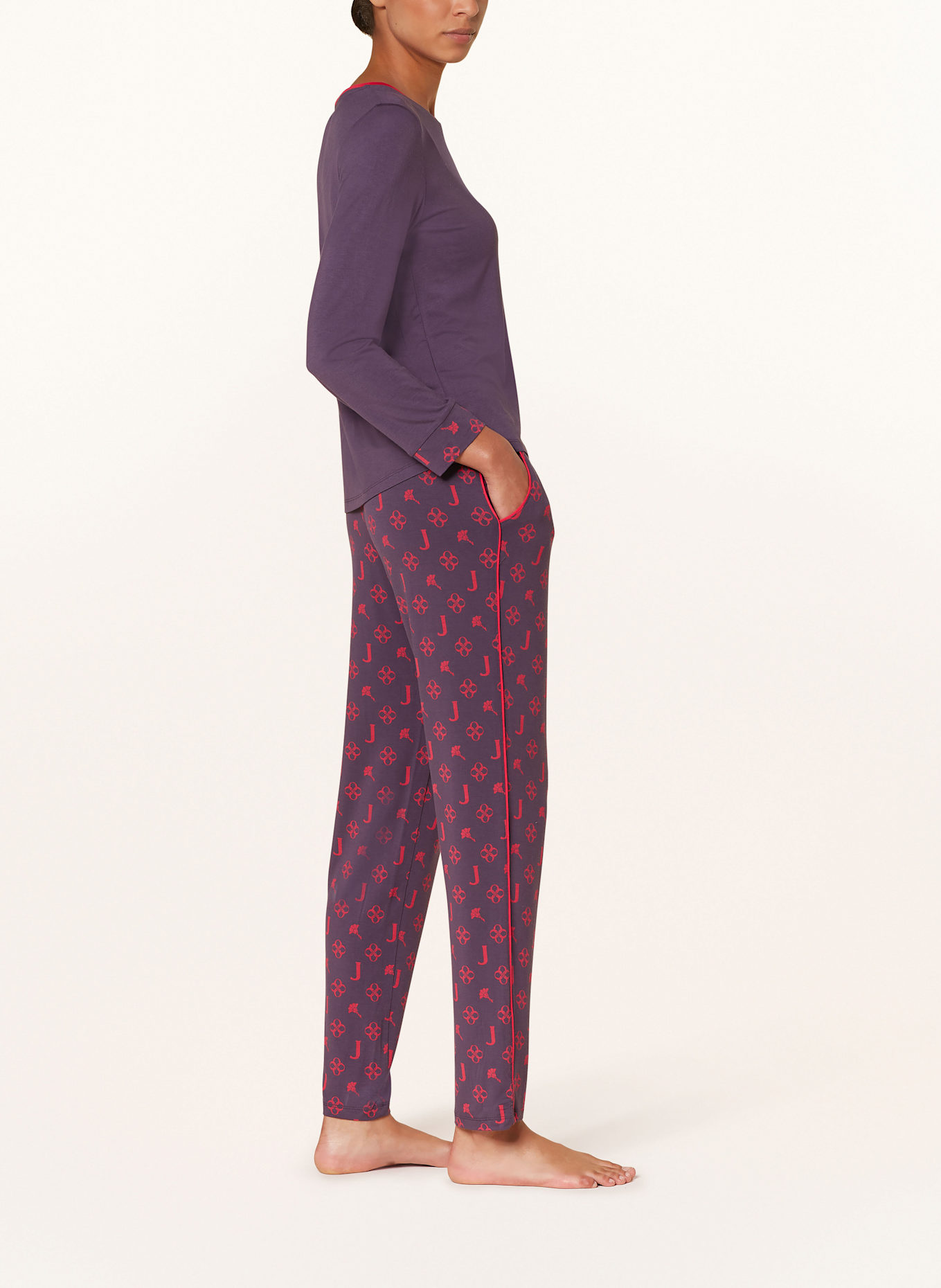 JOOP! Pajama pants, Color: PURPLE/ PINK (Image 4)