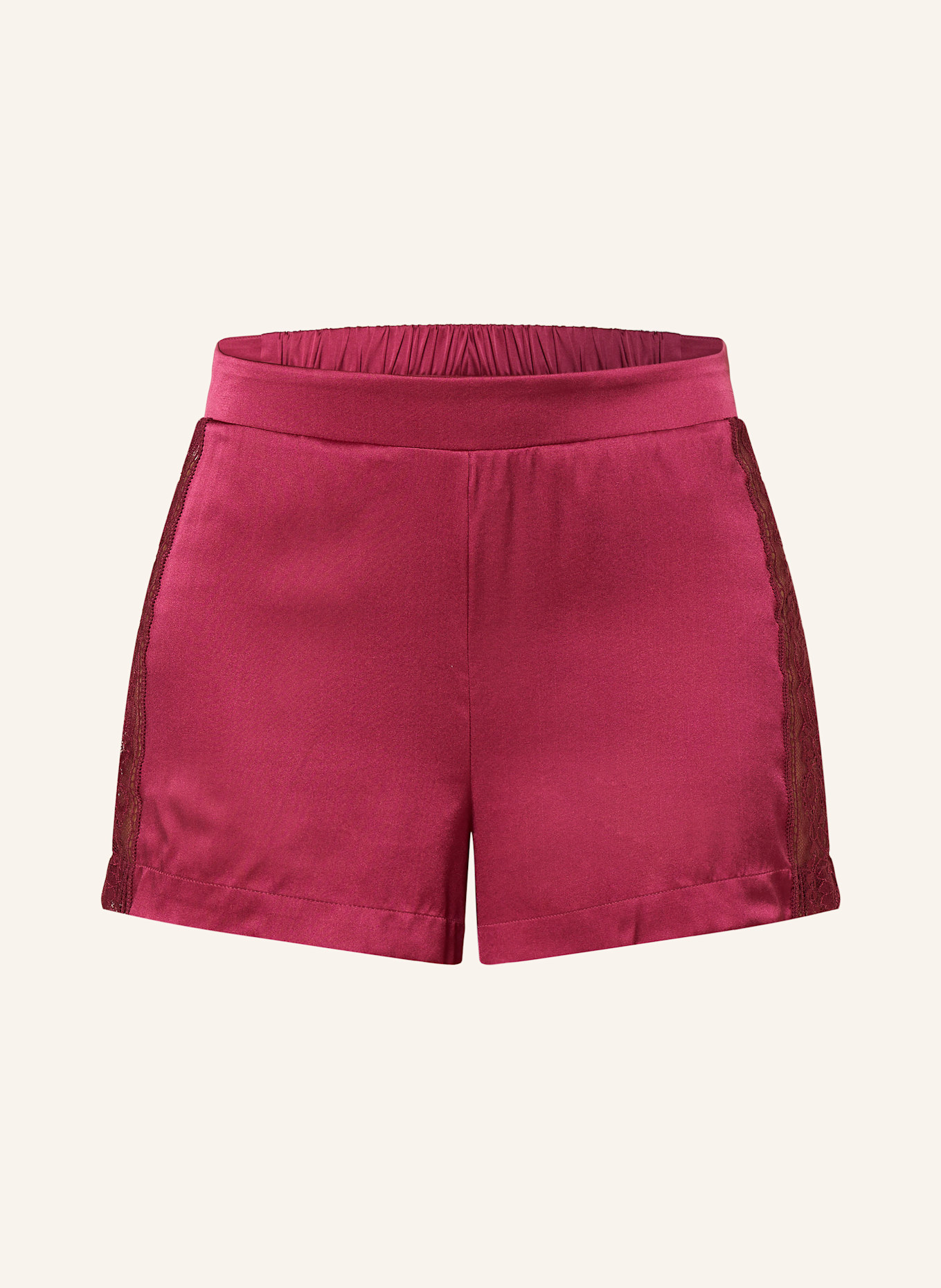 Aubade Schlafshorts MIDNIGHT WHISPER aus Seide, Farbe: FUCHSIA (Bild 1)