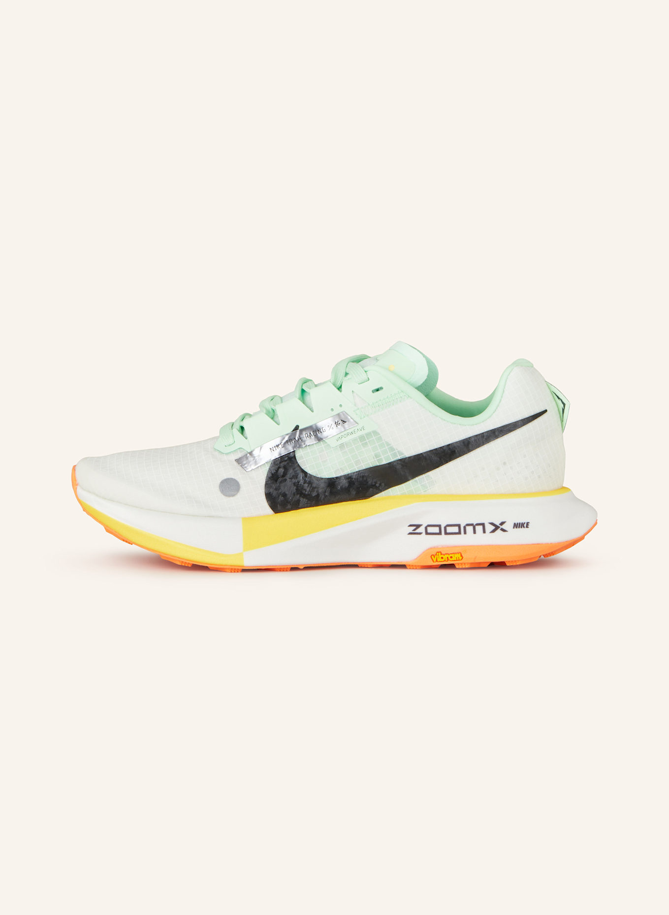 Nike Trail running shoes ULTRAFLY, Color: CREAM/ MINT/ YELLOW (Image 4)