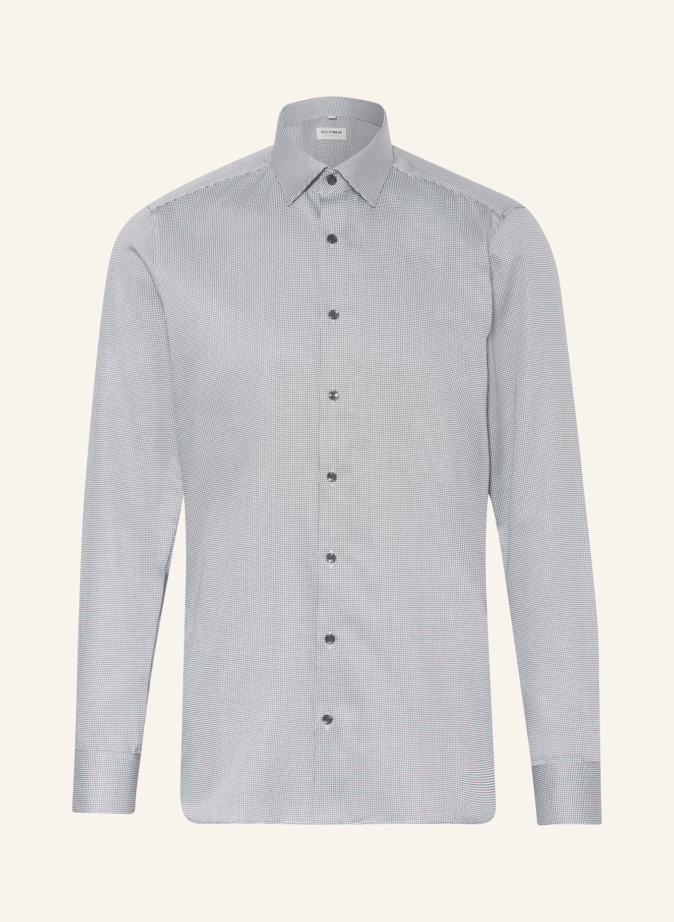 OLYMP Koszula Level 5 body fit: CZARNY / BIAŁY