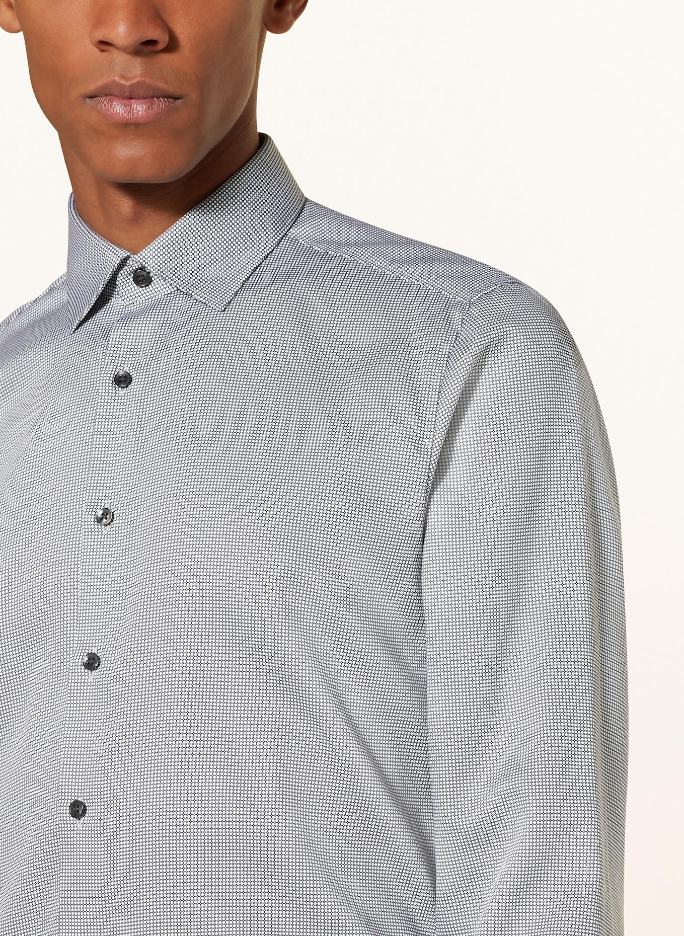 OLYMP Koszula Level 5 body fit: CZARNY / BIAŁY