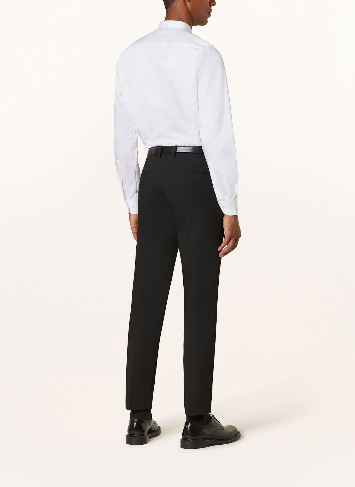 OLYMP Hemd Level Five body fit: WEISS / SCHWARZ