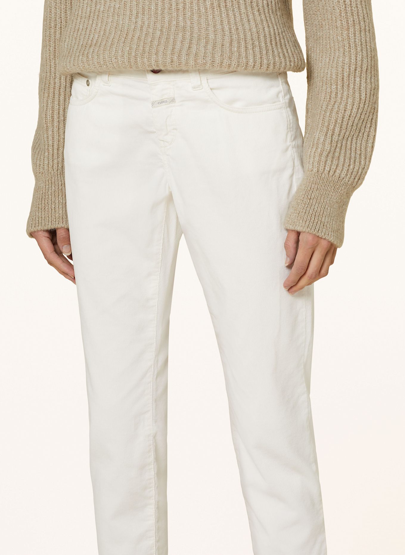 CLOSED Corduroy pants BAKER, Color: ECRU (Image 5)