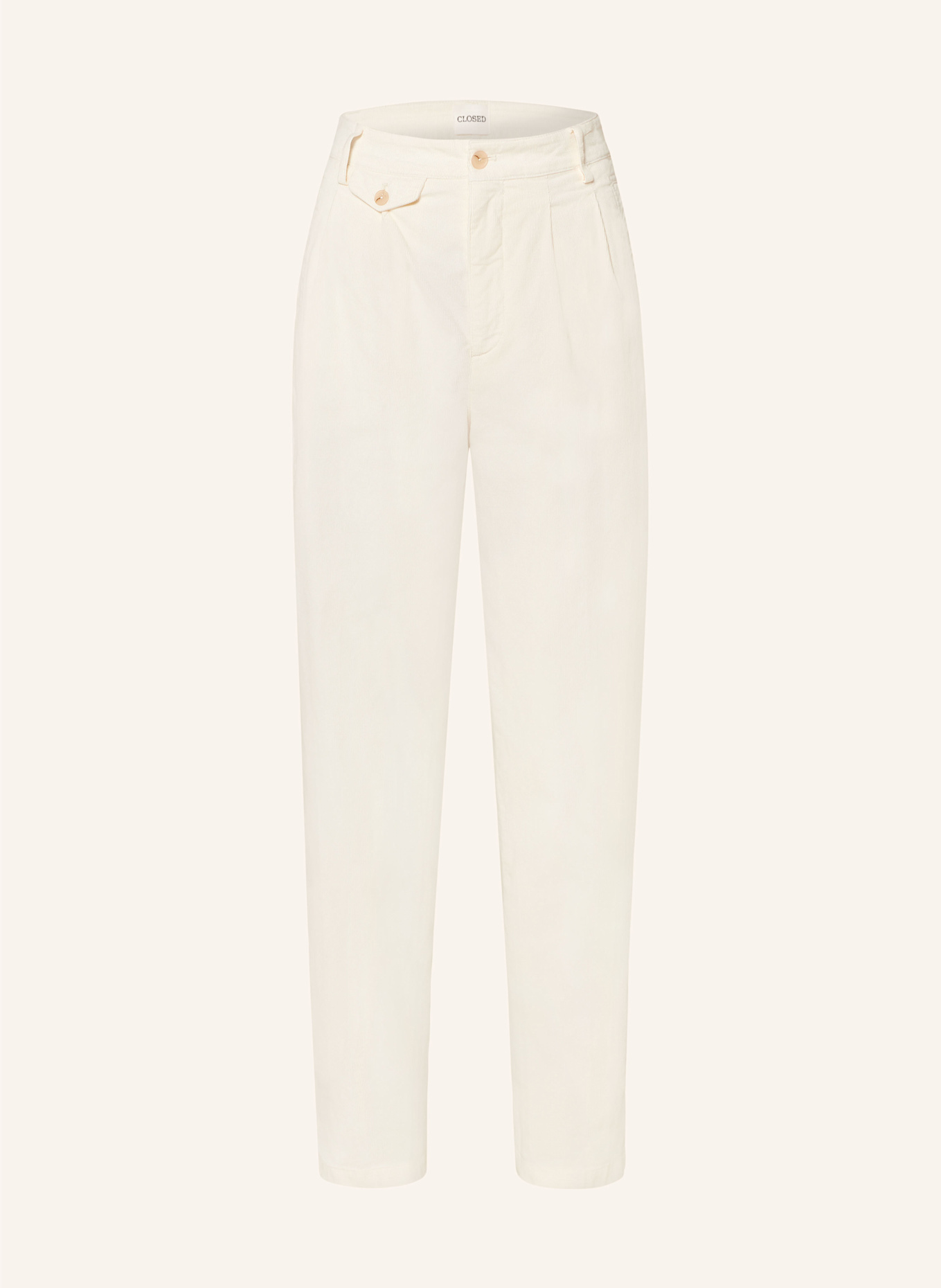 CLOSED Corduroy trousers, Color: ECRU (Image 1)