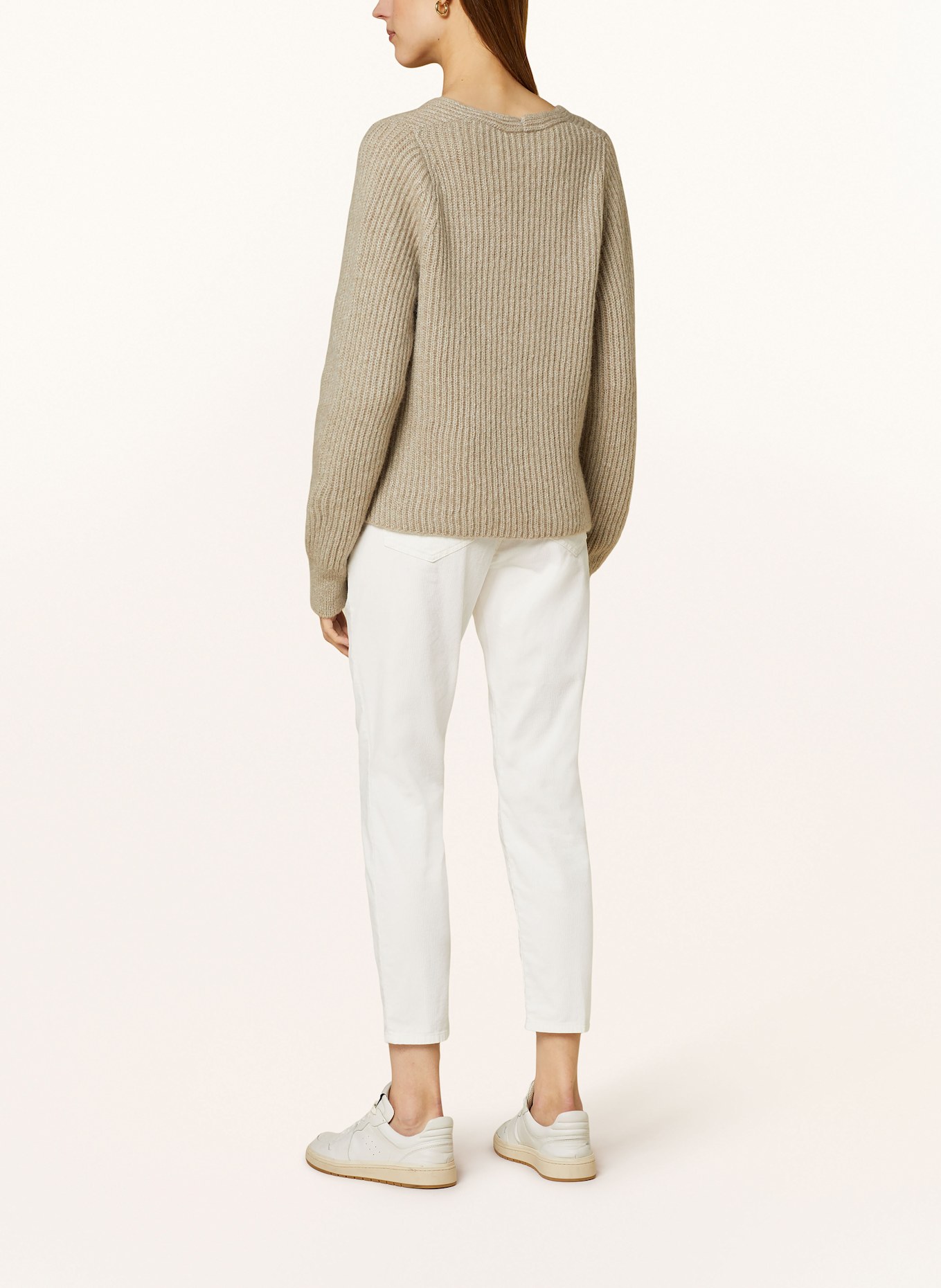 CLOSED Sweater with alpaca, Color: LIGHT GREEN (Image 3)