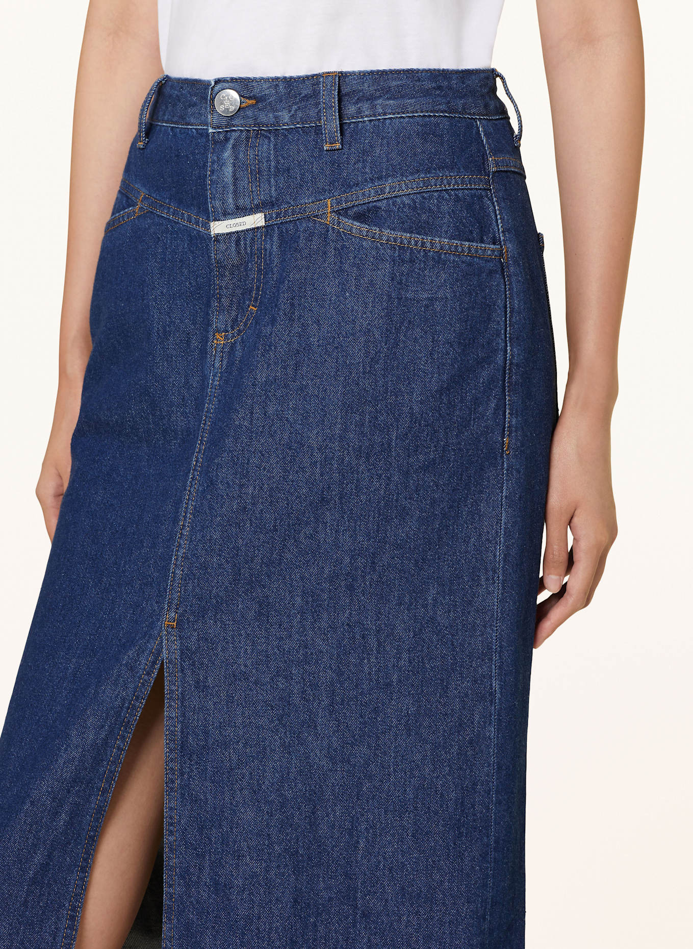 CLOSED Jeansrock, Farbe: MBL MID BLUE (Bild 4)