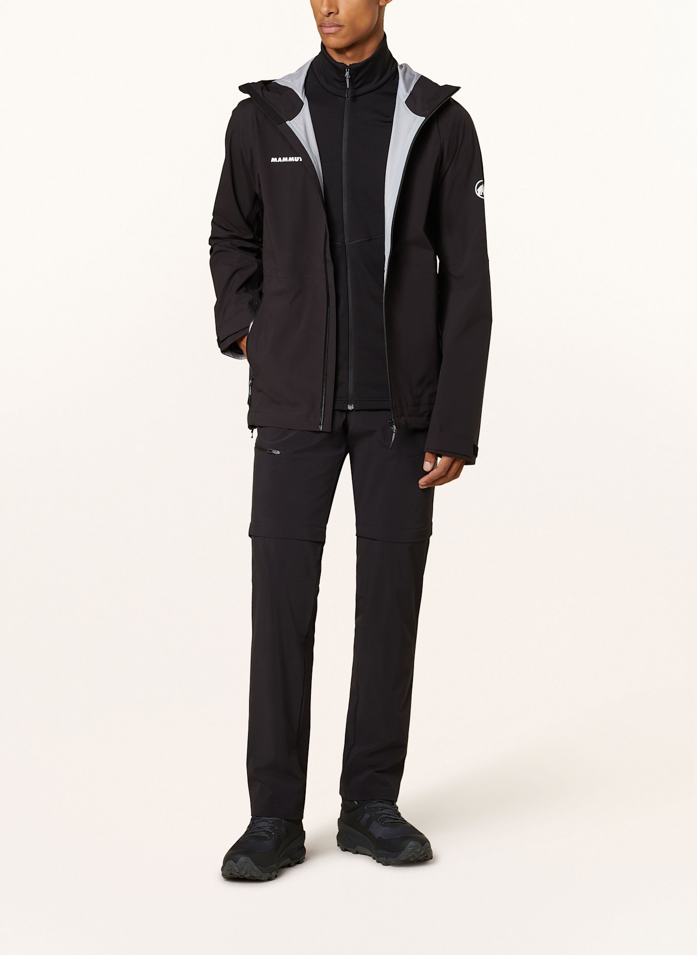 MAMMUT LINARD GUIDE HS hardshell jacket: BLACK