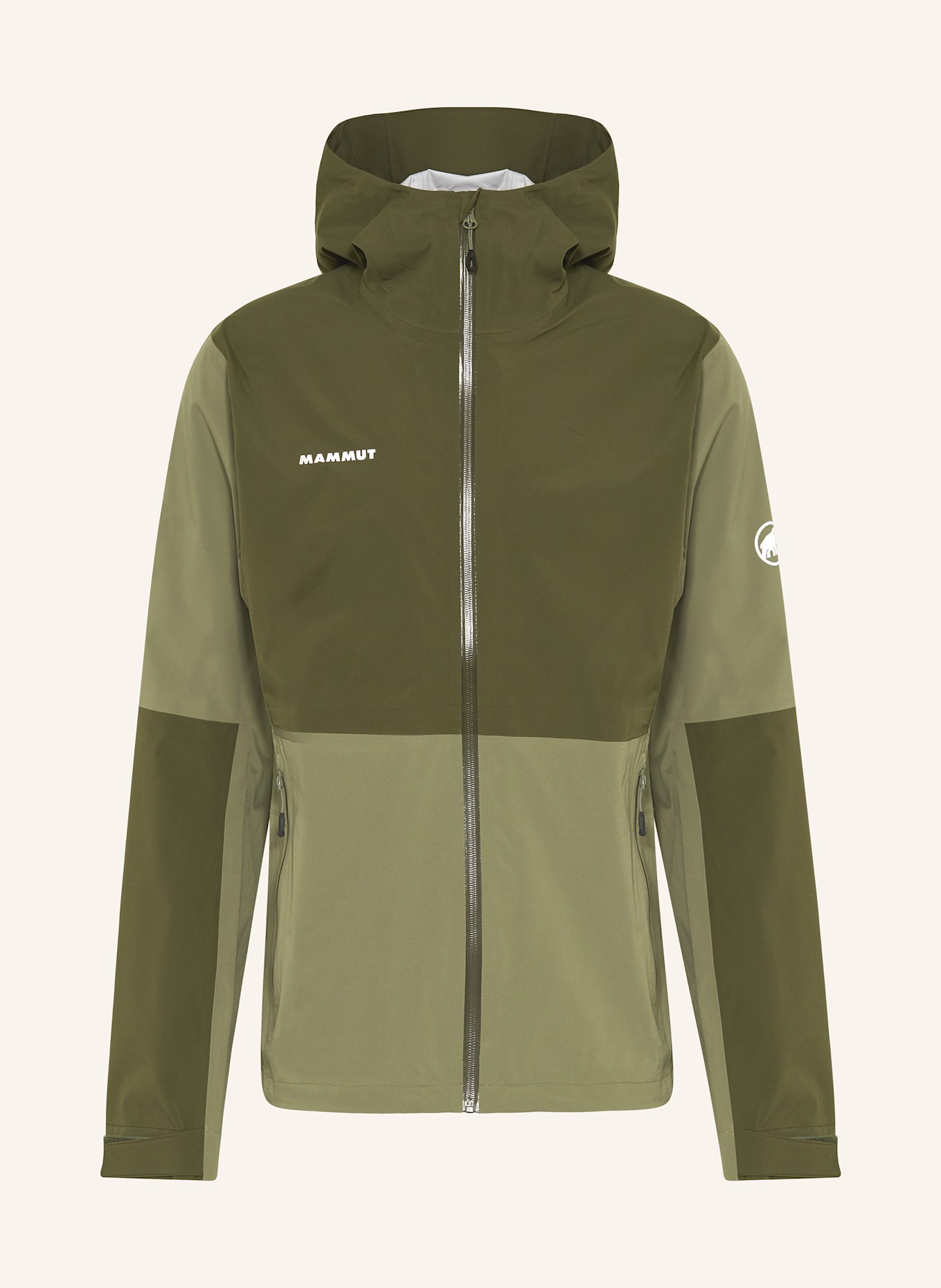 MAMMUT Hardshell-Jacke LINARD GUIDE HS: OLIV / KHAKI