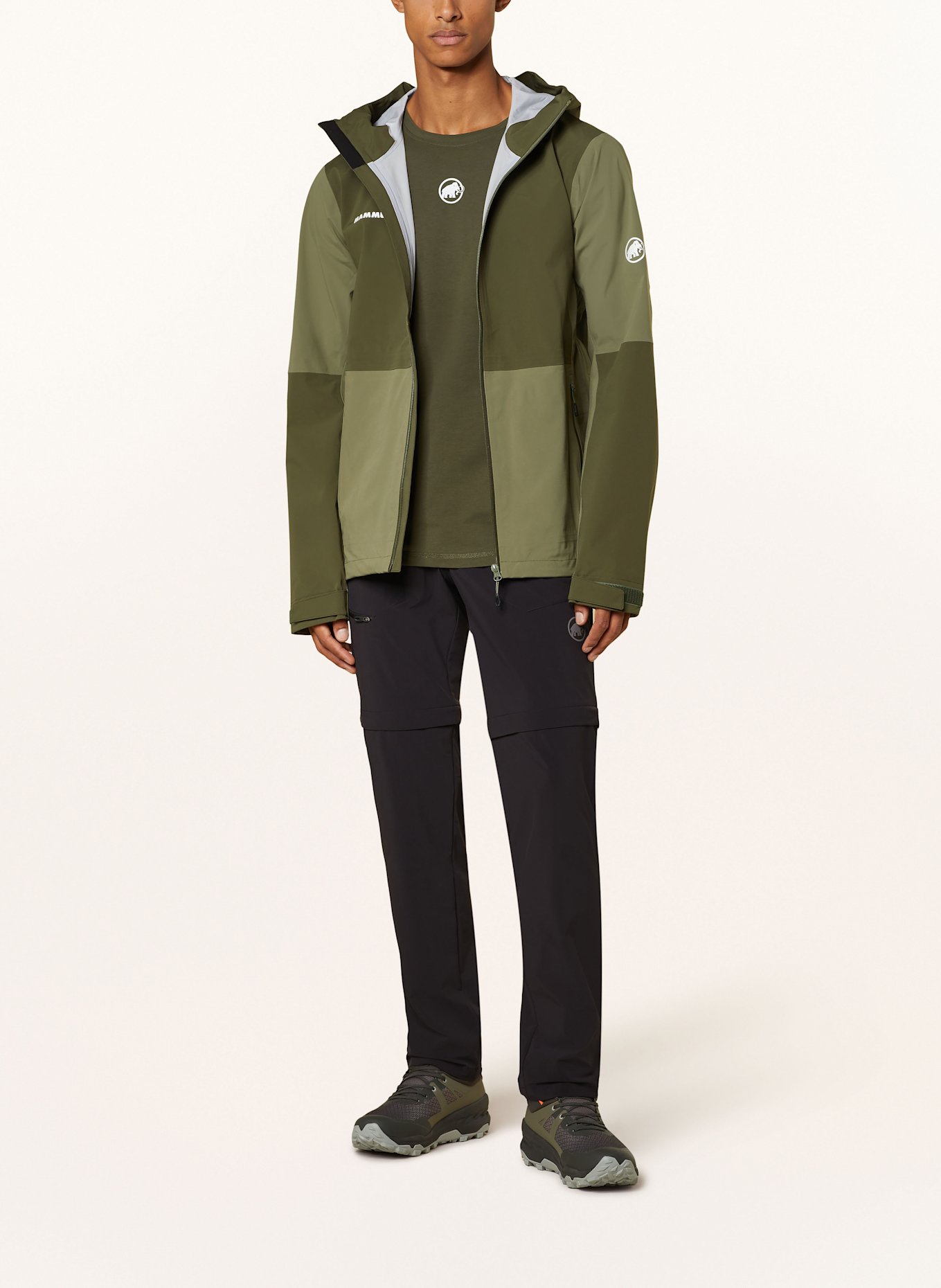 MAMMUT Hardshell-Jacke LINARD GUIDE HS: OLIV / KHAKI