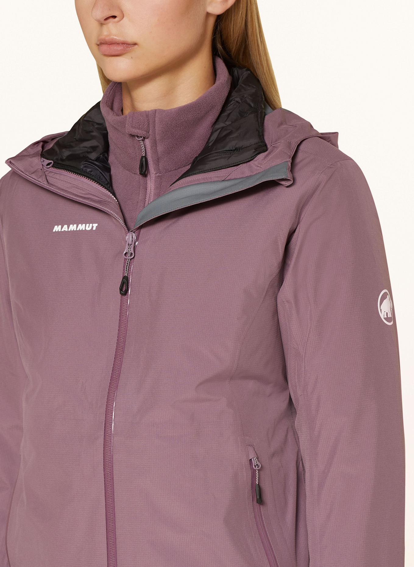 MAMMUT 2-in-1-Jacke ALTO LIGHT, Farbe: ALTROSA/ SCHWARZ (Bild 5)