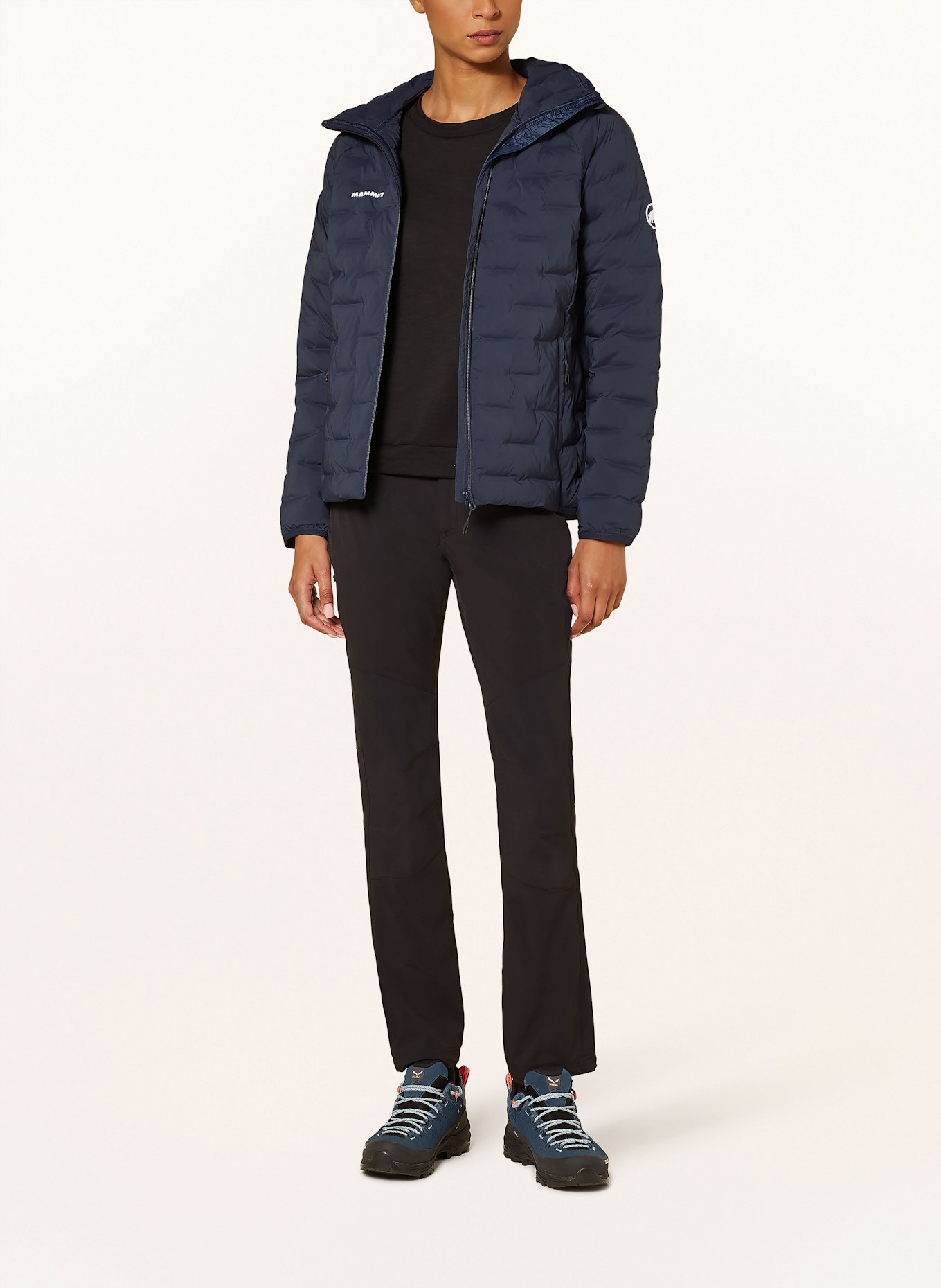 MAMMUT Quilted jacket SENDER IN, Color: DARK BLUE (Image 2)