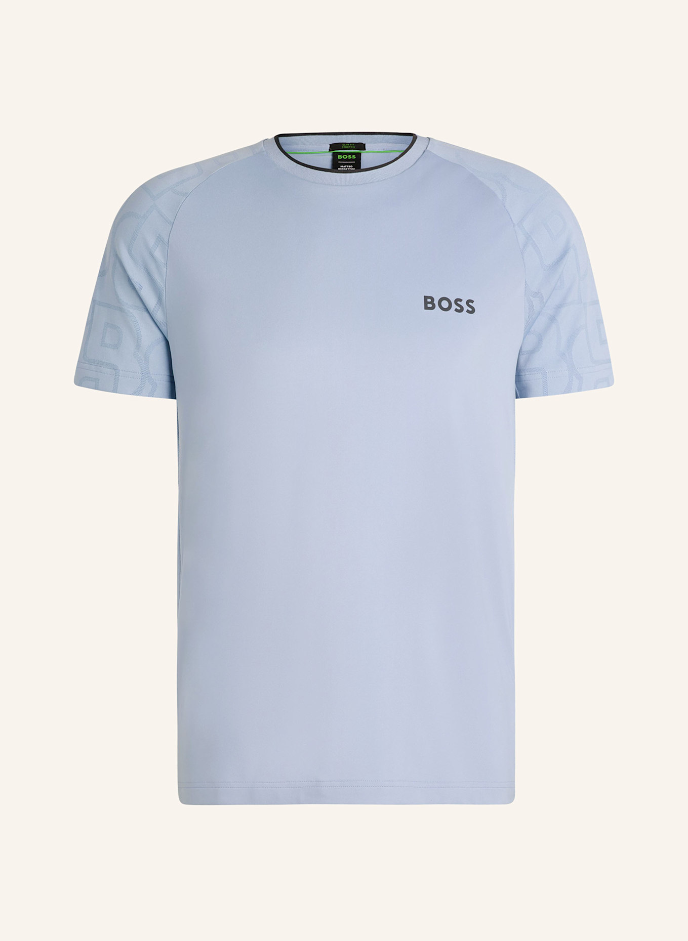 BOSS T-shirt, Color: BLUE GRAY (Image 1)