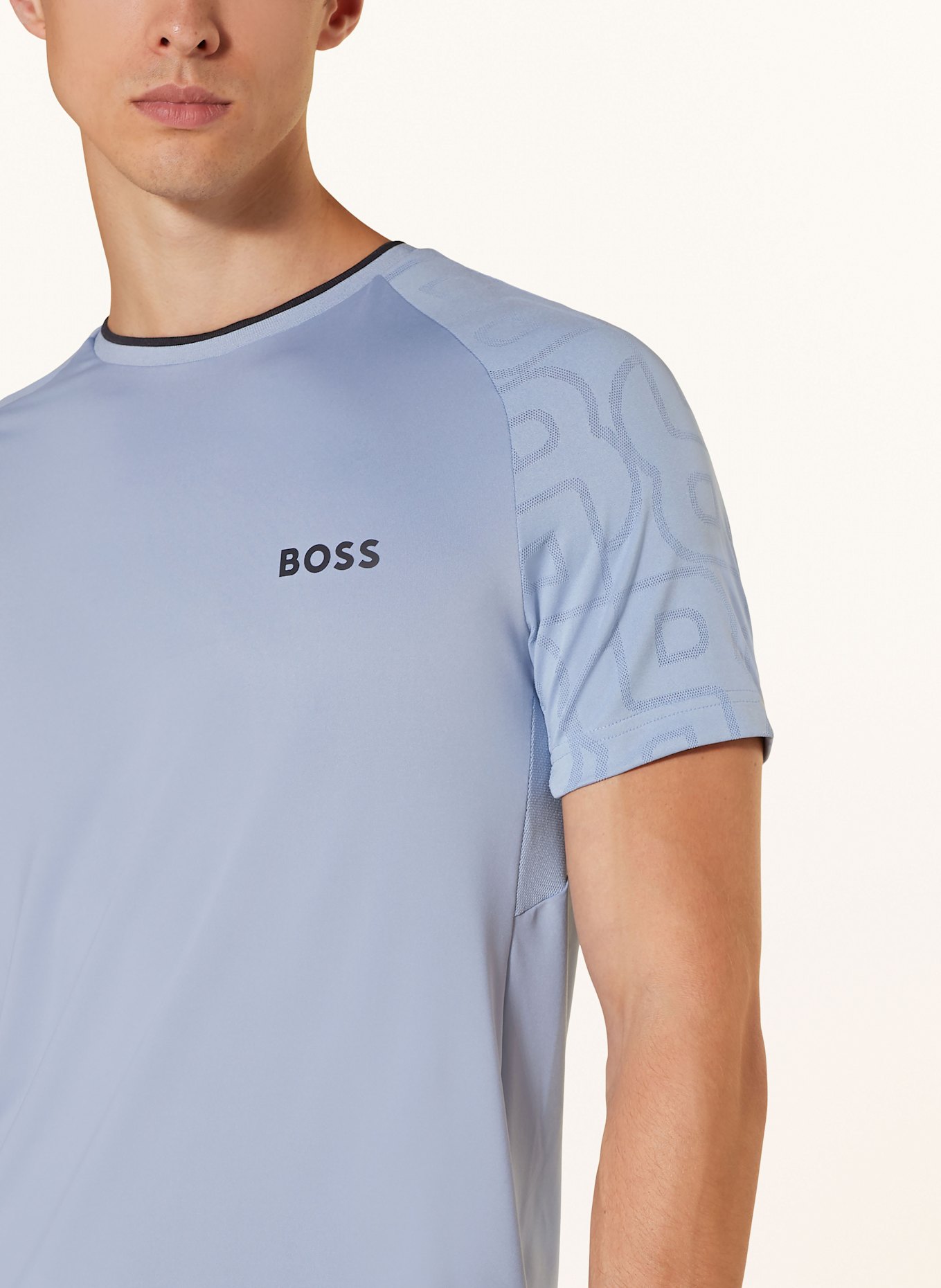 BOSS T-shirt, Color: BLUE GRAY (Image 4)