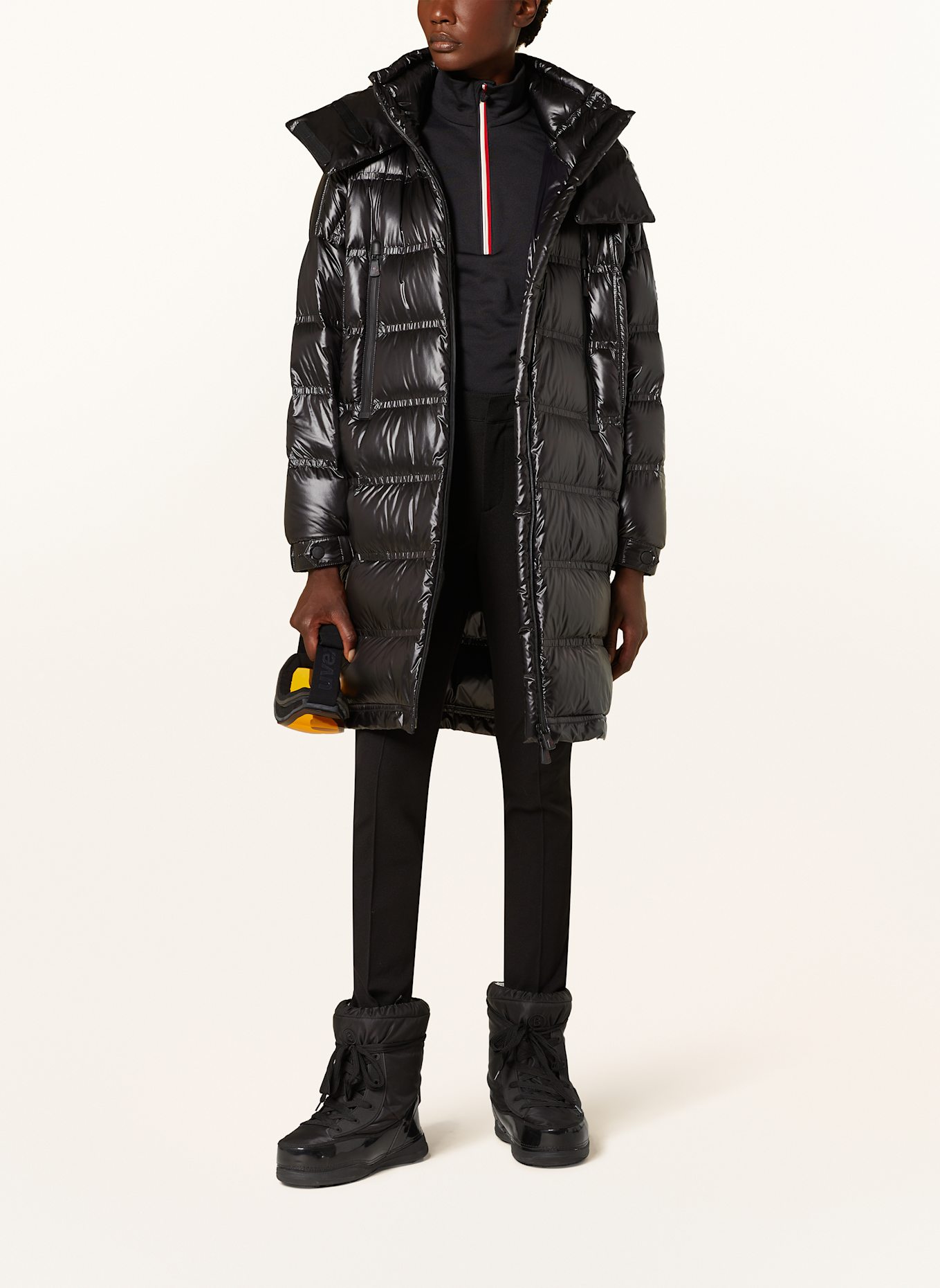 MONCLER GRENOBLE Oversized-Daunenmantel ROCHELAIRS: SCHWARZ
