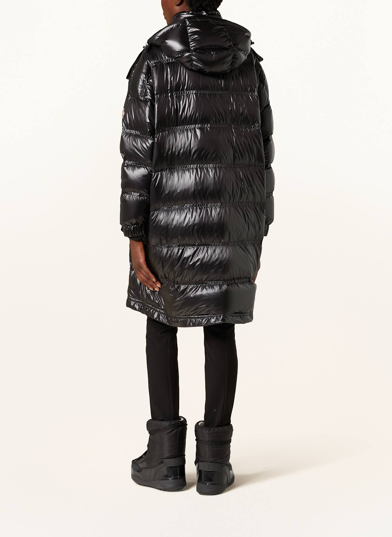 MONCLER GRENOBLE Oversized-Daunenmantel ROCHELAIRS: SCHWARZ