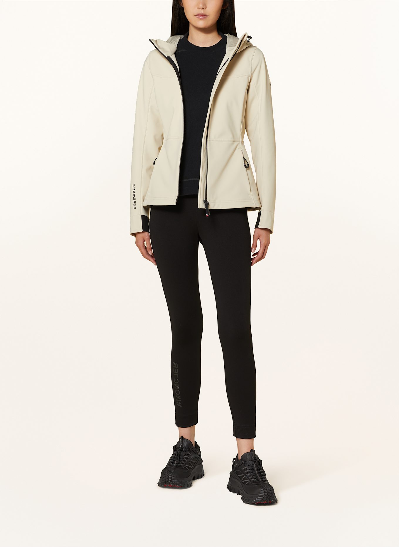 MONCLER GRENOBLE Funktions-Jacke ZUMELES: BEIGE