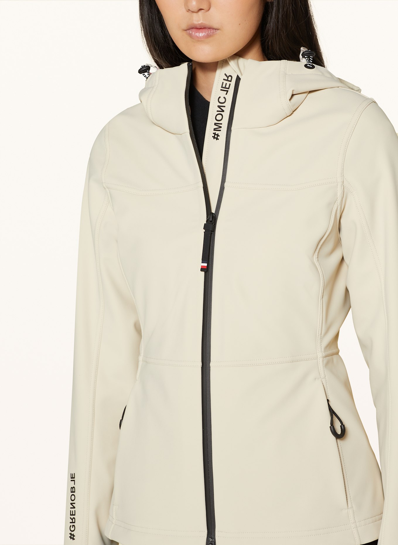 MONCLER GRENOBLE ZUMELES functional jacket in beige