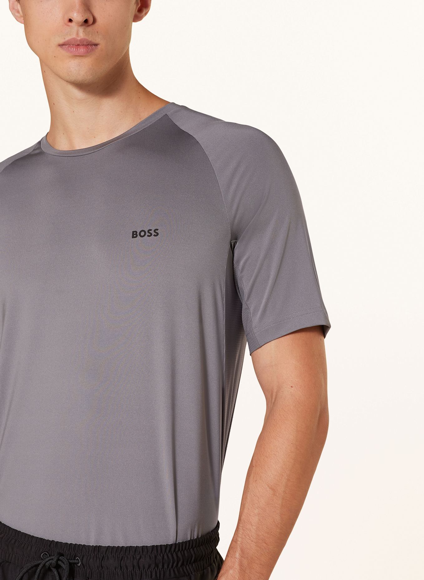 BOSS Functional shirt ACTIVE 4, Color: GRAY (Image 4)