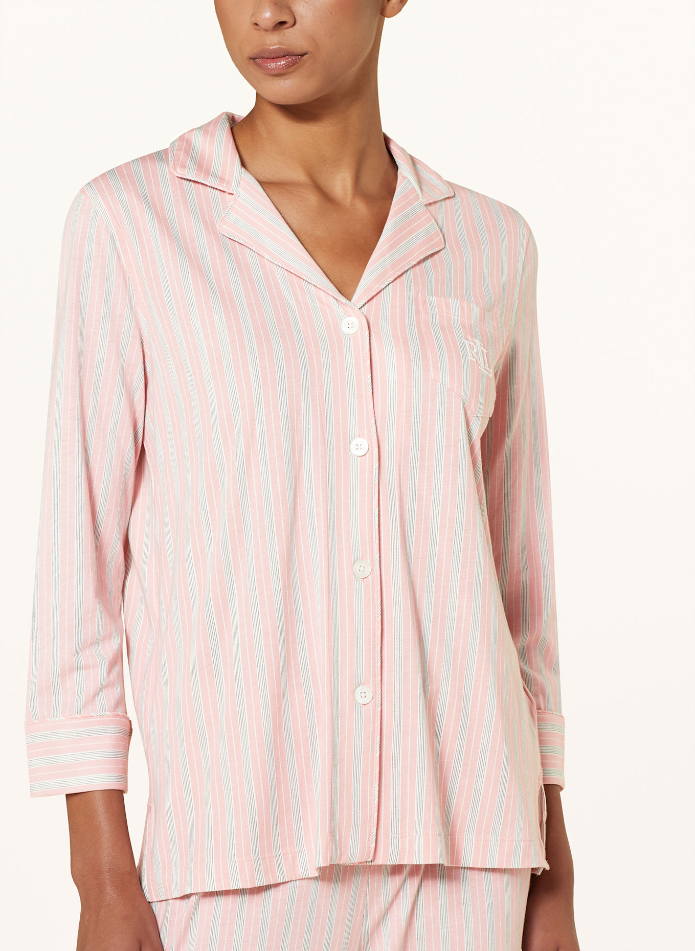 LAUREN RALPH LAUREN Pajamas, Color: LIGHT PINK/ WHITE (Image 4)