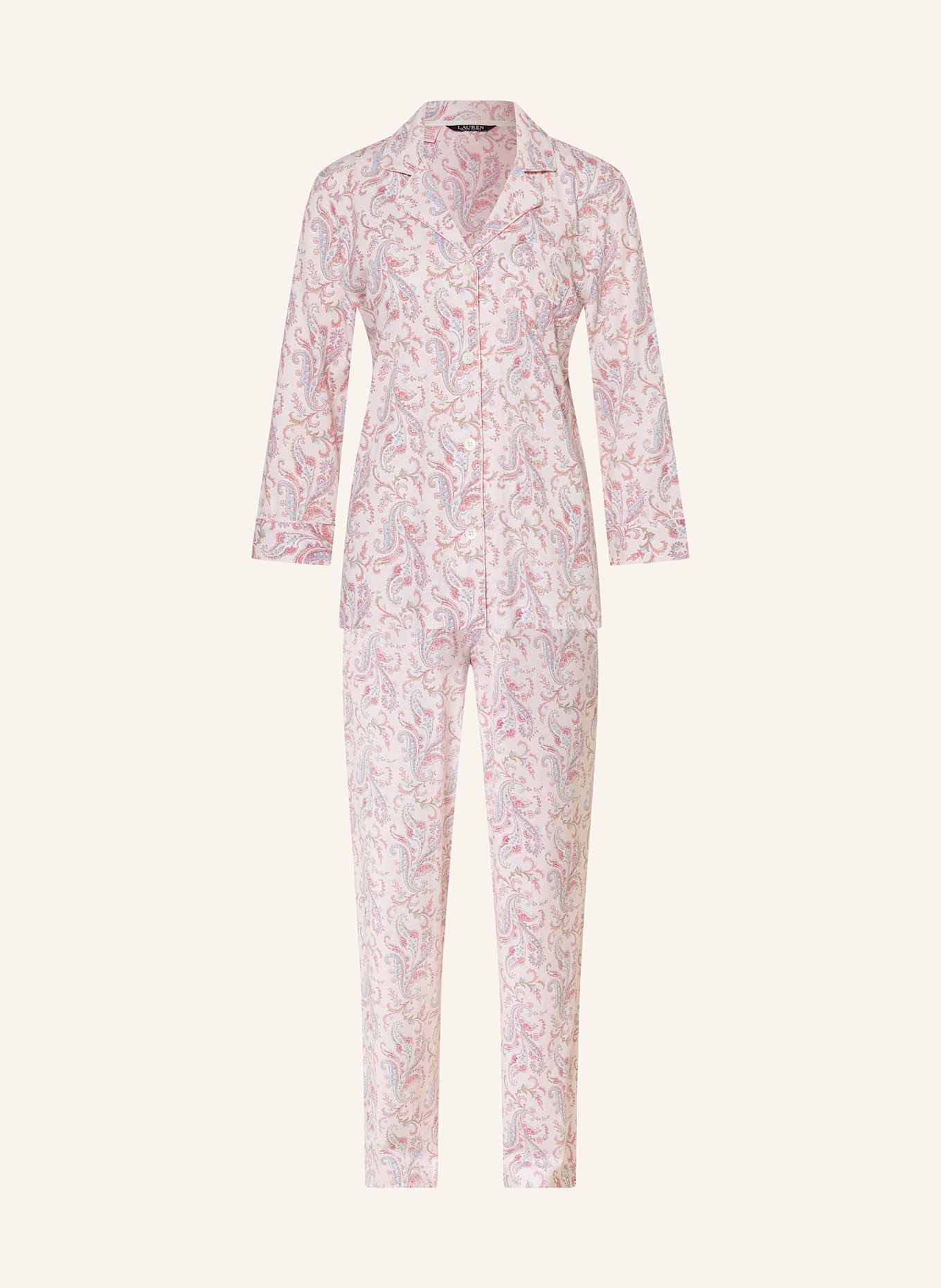 LAUREN RALPH LAUREN Pajamas, Color: LIGHT PINK/ LIGHT BLUE/ GREEN (Image 1)