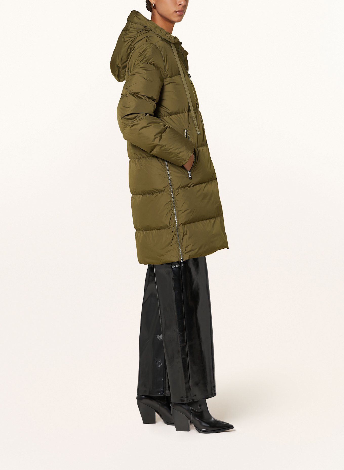 Rich & Royal Daunenmantel BIG PUFFER: OLIV