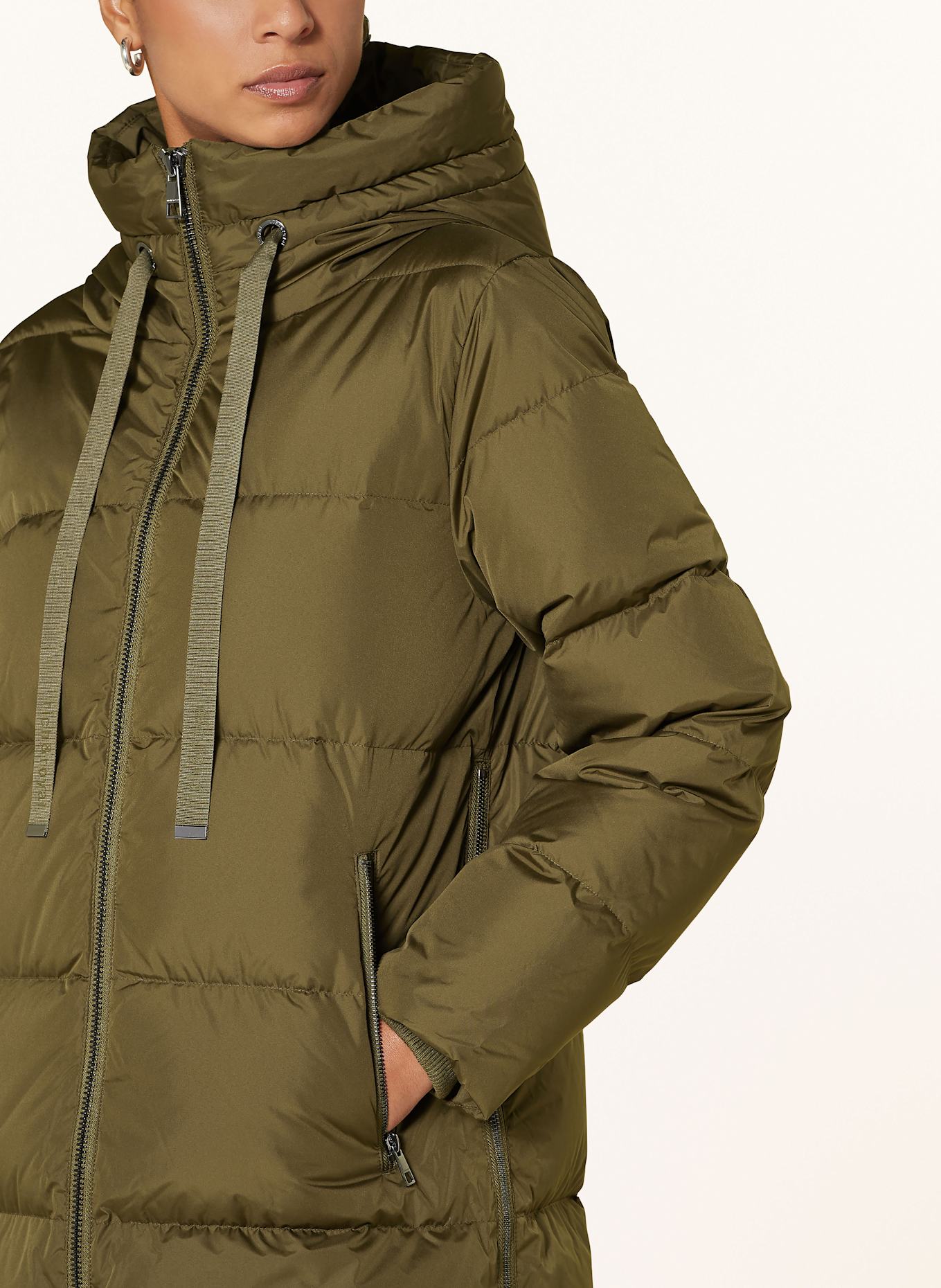 Rich & Royal Daunenmantel BIG PUFFER: OLIV