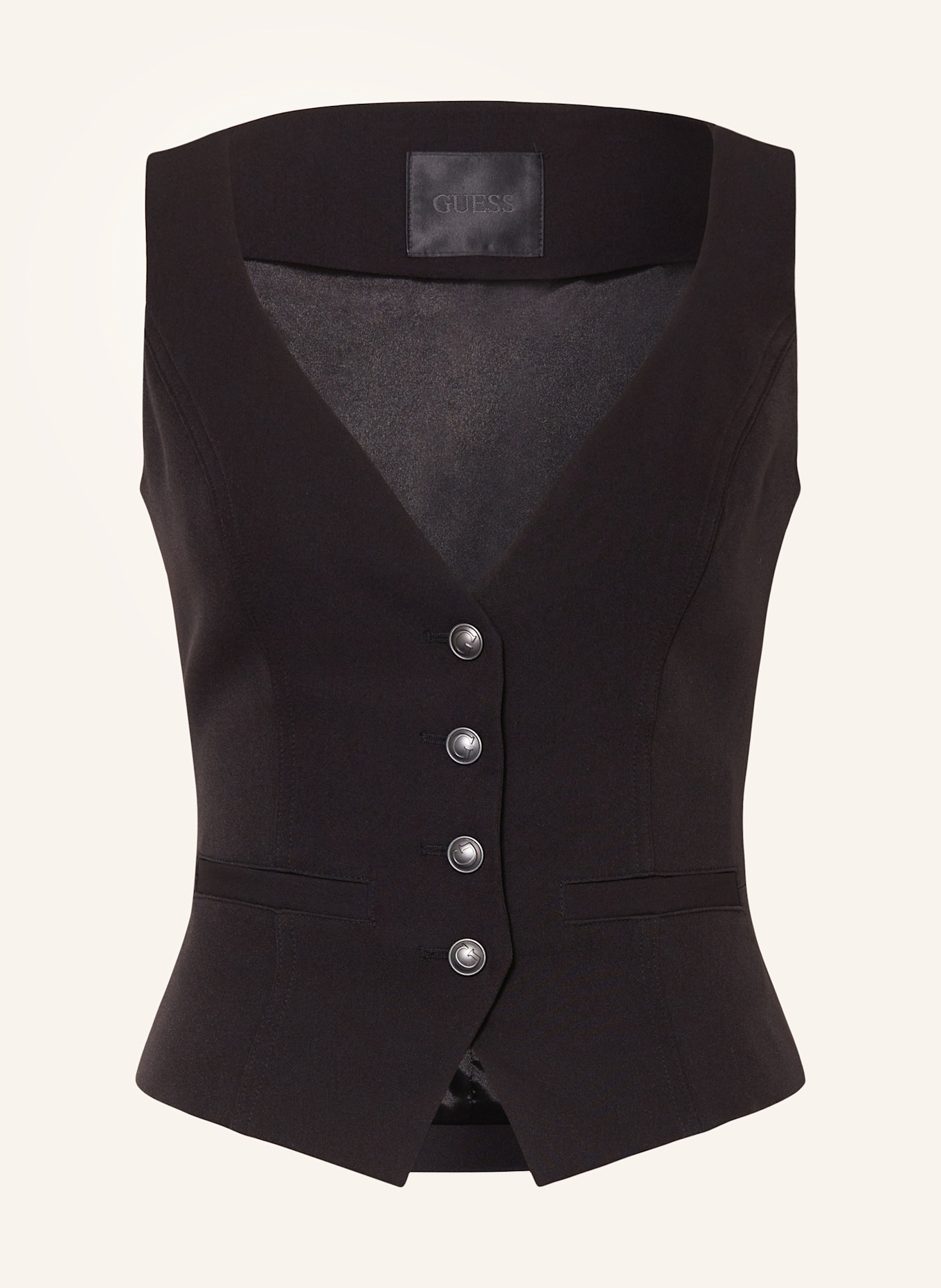 GUESS Vest FATIMA, Color: BLACK (Image 1)