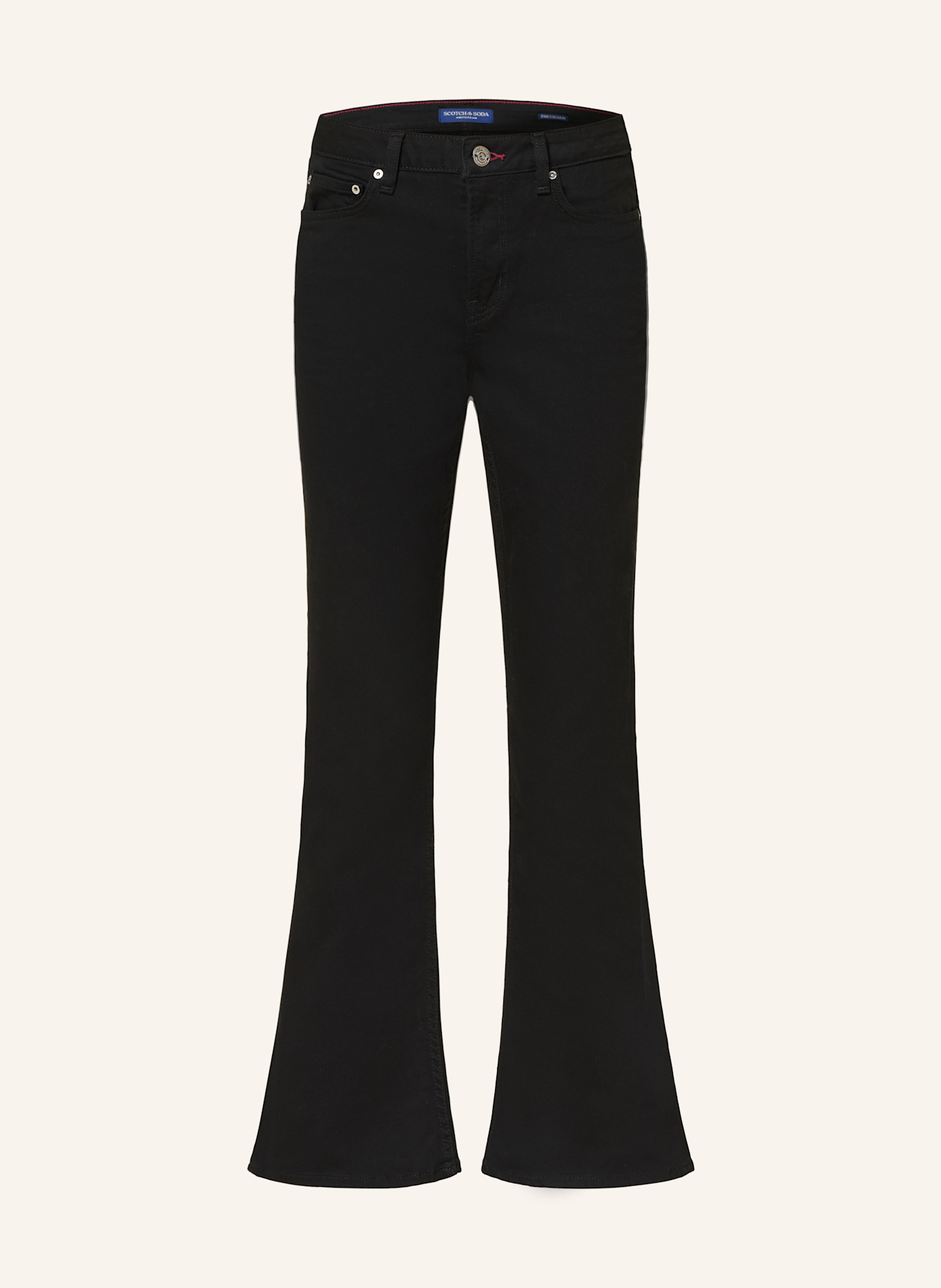 SCOTCH & SODA Bootcut Jeans CORE THE CHARM, Farbe: 1362 Stay Black (Bild 1)