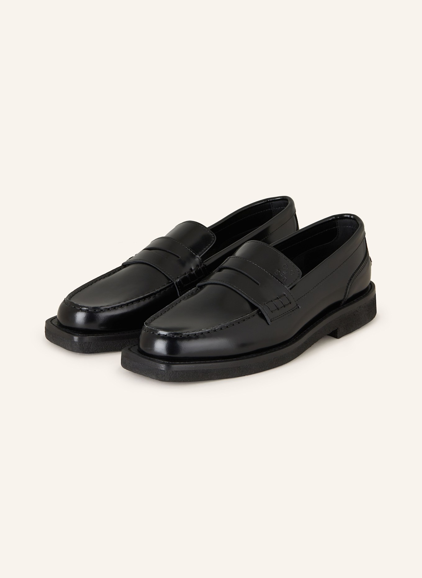 CLOSED Penny loafers, Color: BLACK (Image 1)