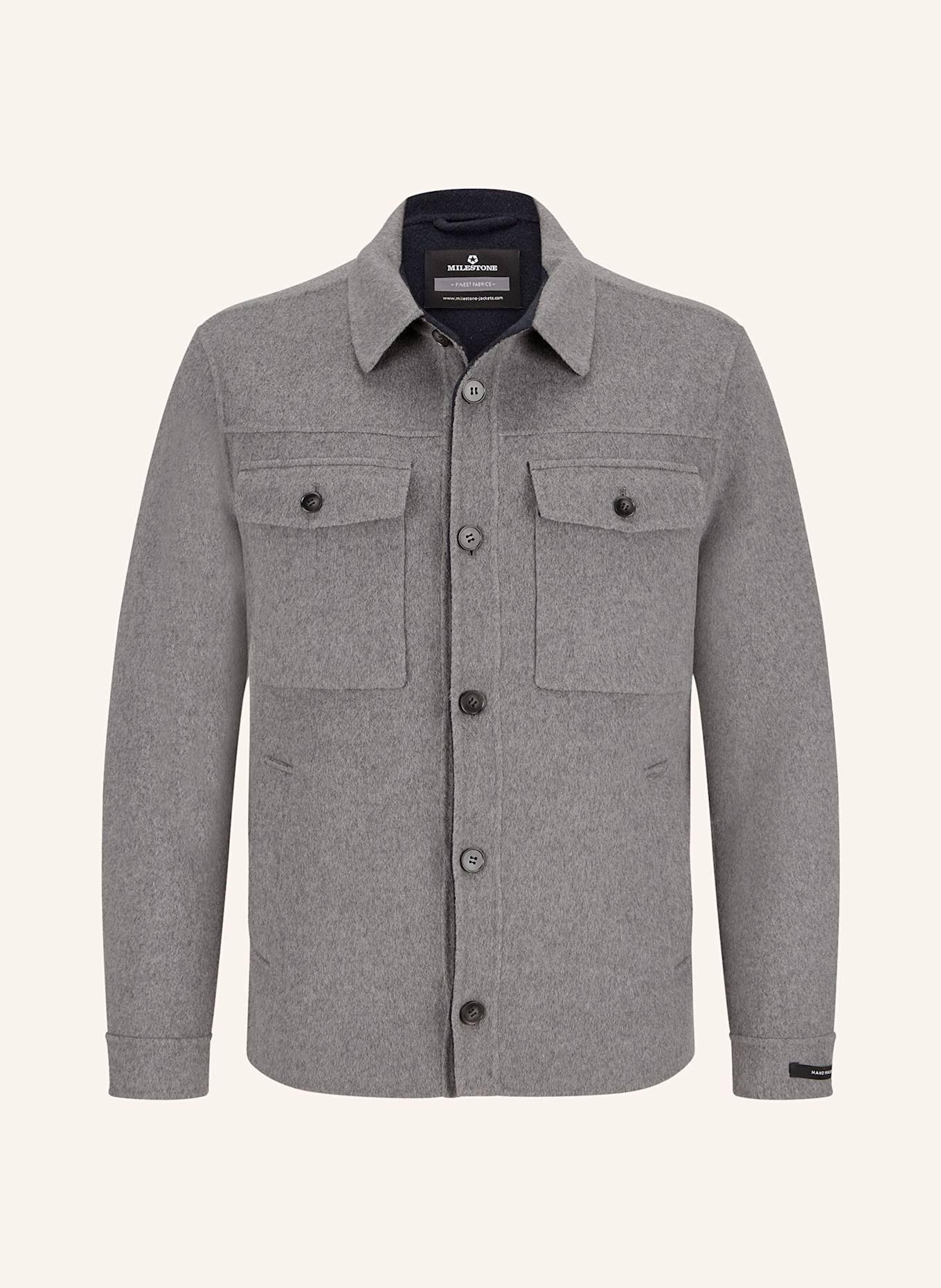 MILESTONE Overshirt MSBORGO, Color: GRAY (Image 1)