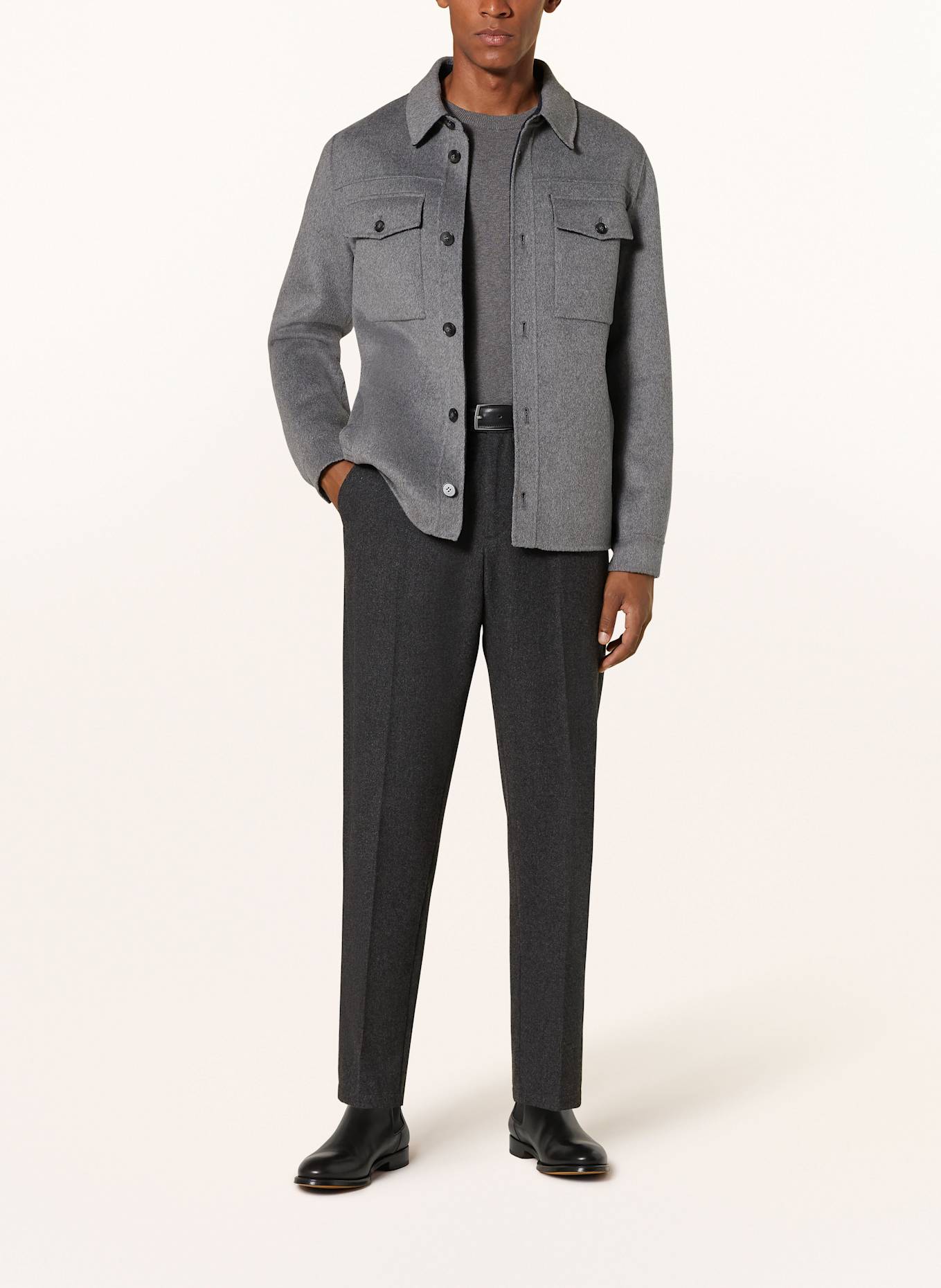 MILESTONE Overshirt MSBORGO, Color: GRAY (Image 2)