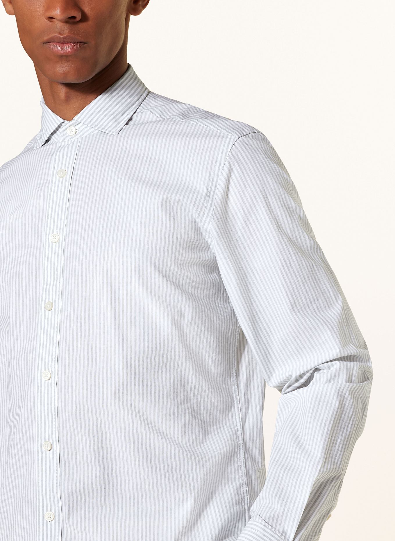 HACKETT LONDON Hemd Slim Fit, Farbe: WEISS/ HELLGRÜN (Bild 4)