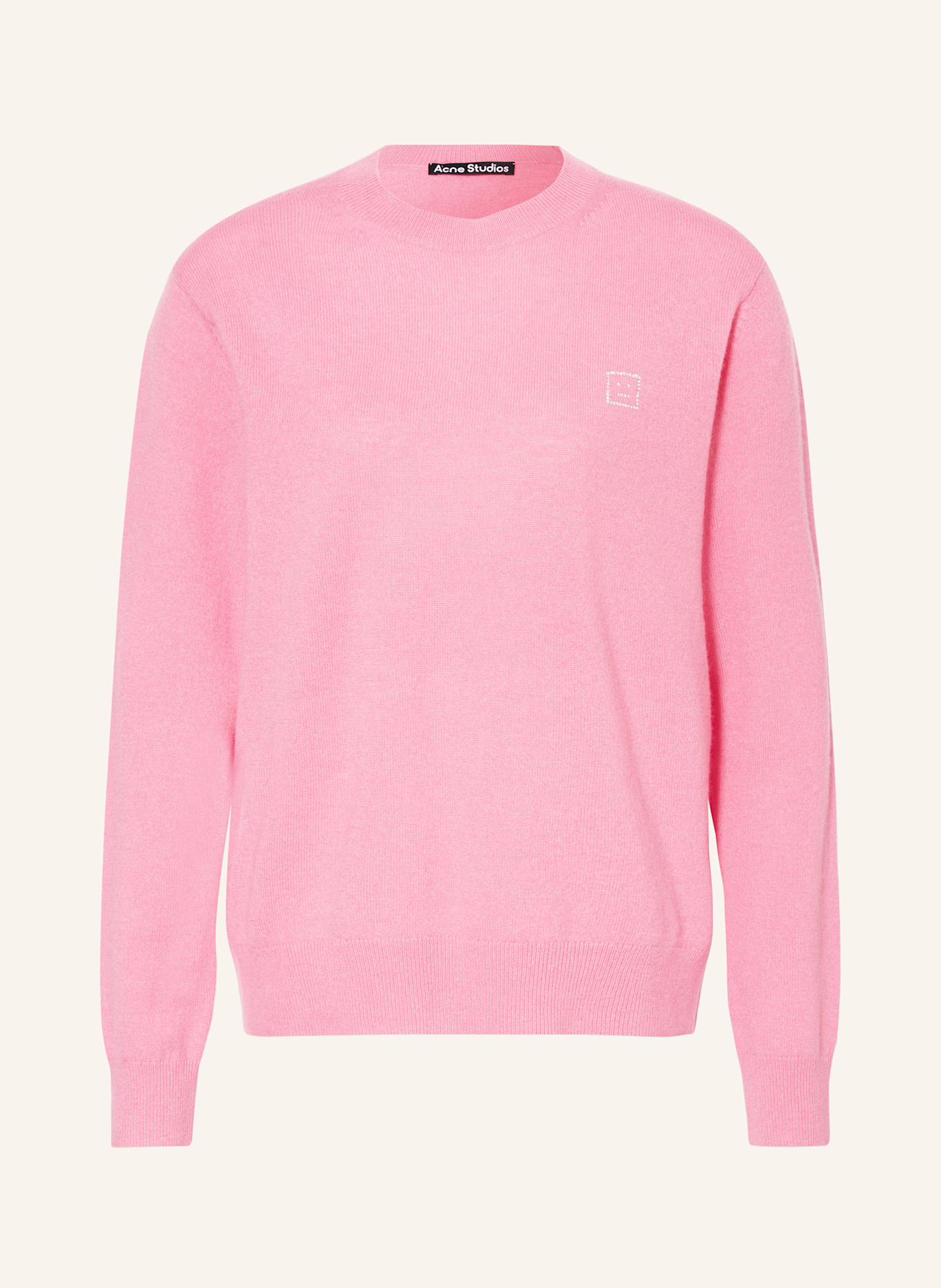 Acne Studios Pullover mit Schmucksteinen: PINK