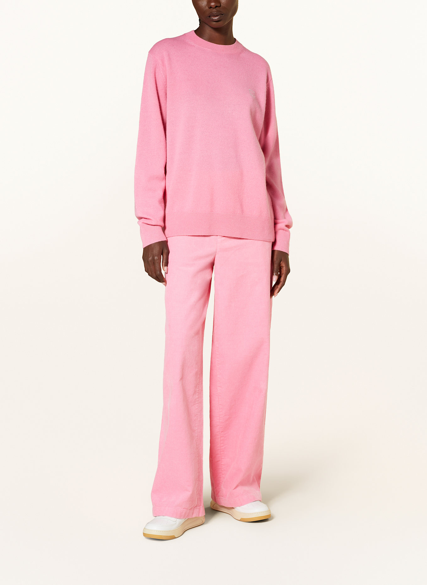 Acne Studios Pullover mit Schmucksteinen: PINK