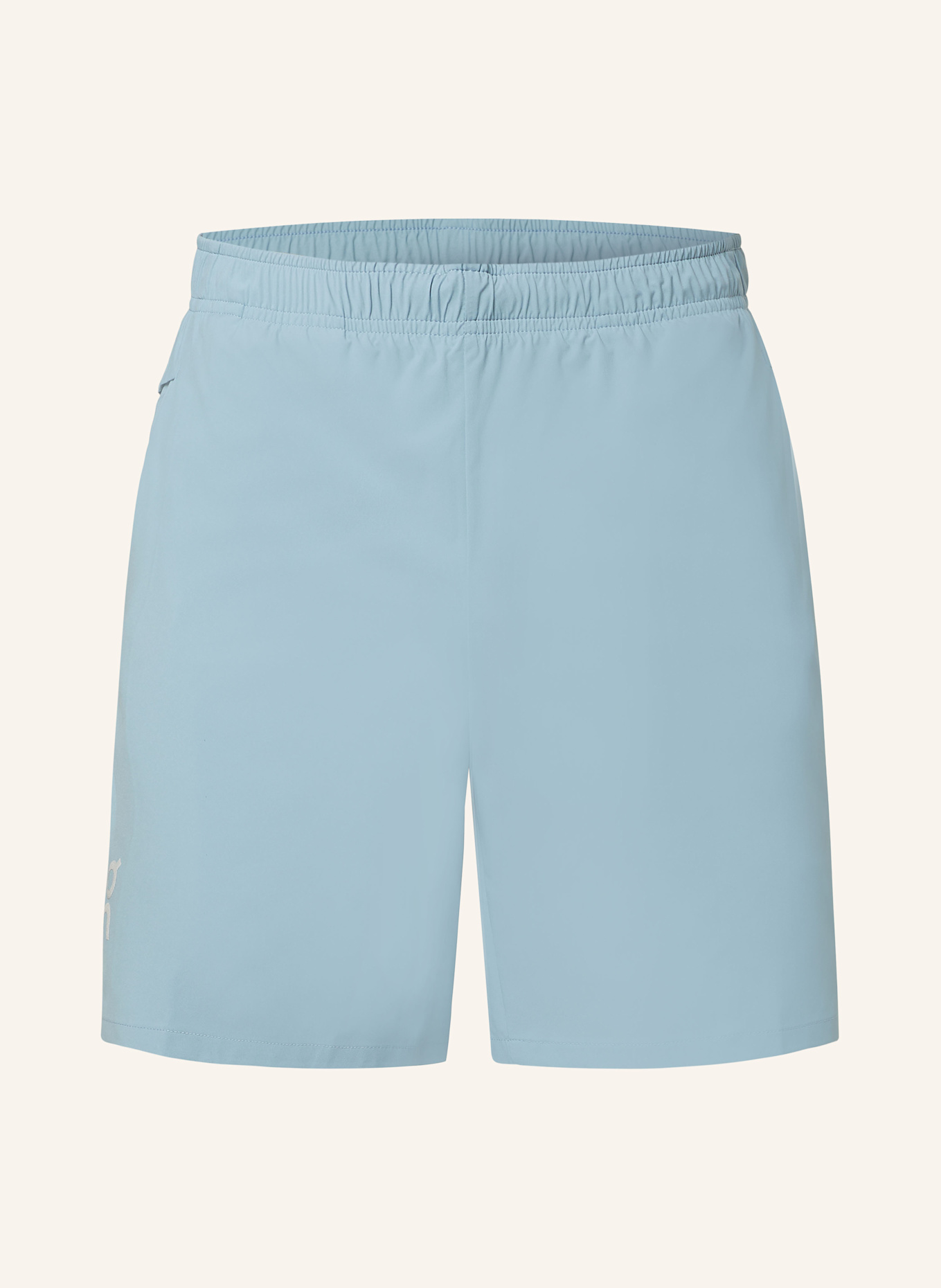 On 2-in1-Laufshorts ESSENTIAL, Farbe: BLAUGRAU (Bild 1)