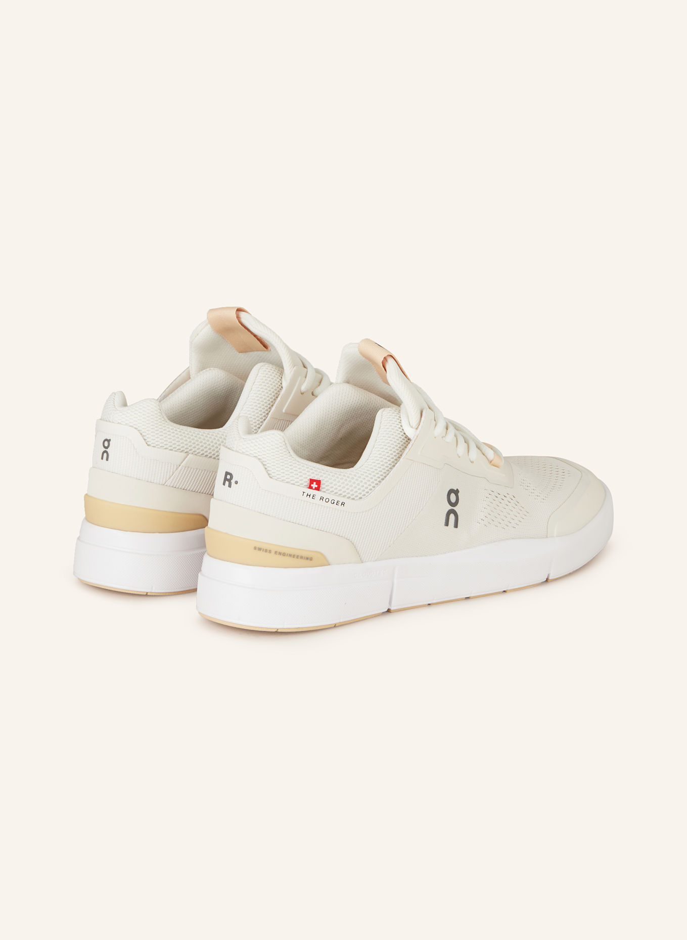 On Sneakers THE ROGER SPIN, Color: ECRU/ CREAM (Image 2)