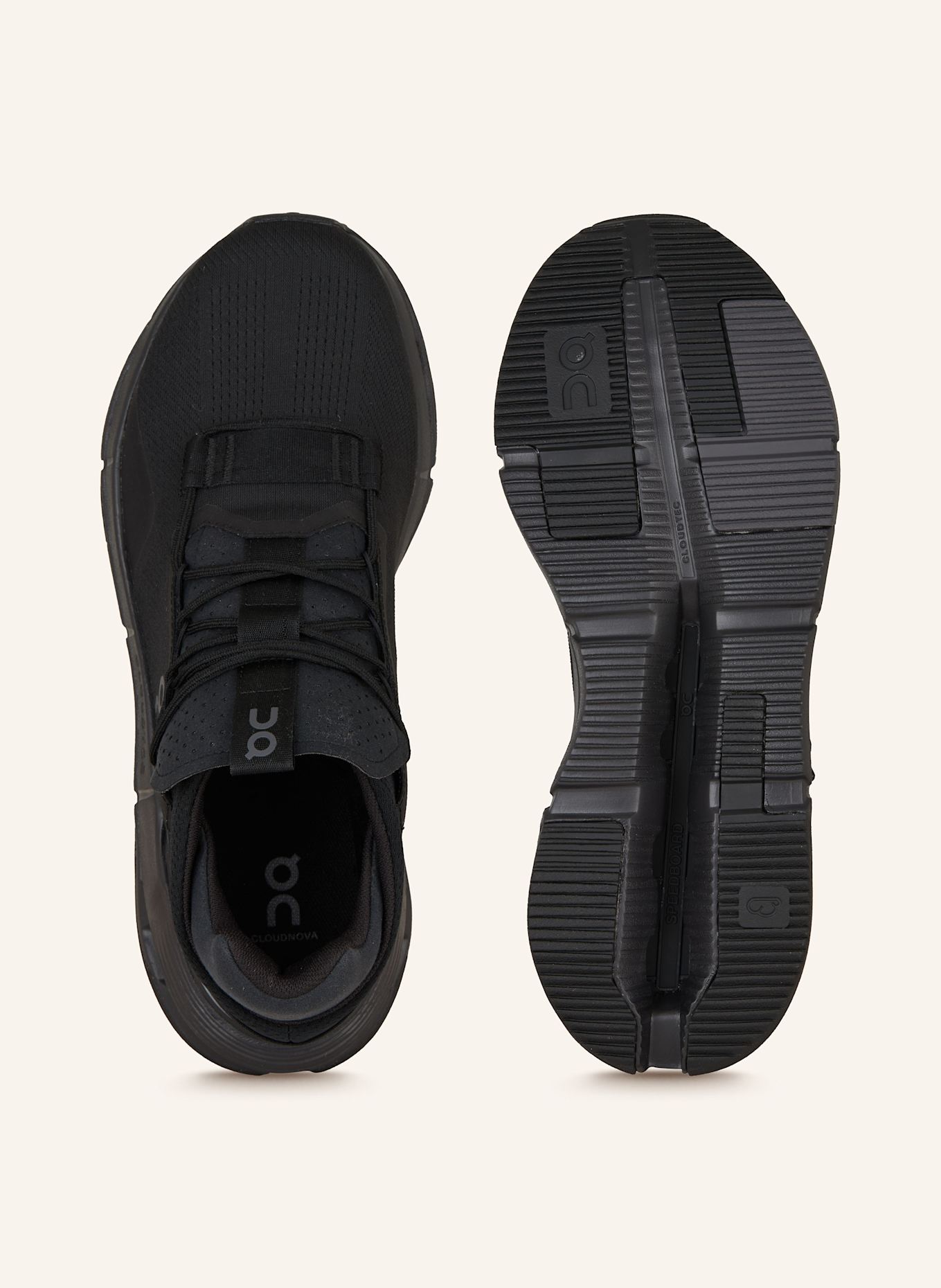 On Sneakers CLOUDNOVA 2, Color: BLACK (Image 5)