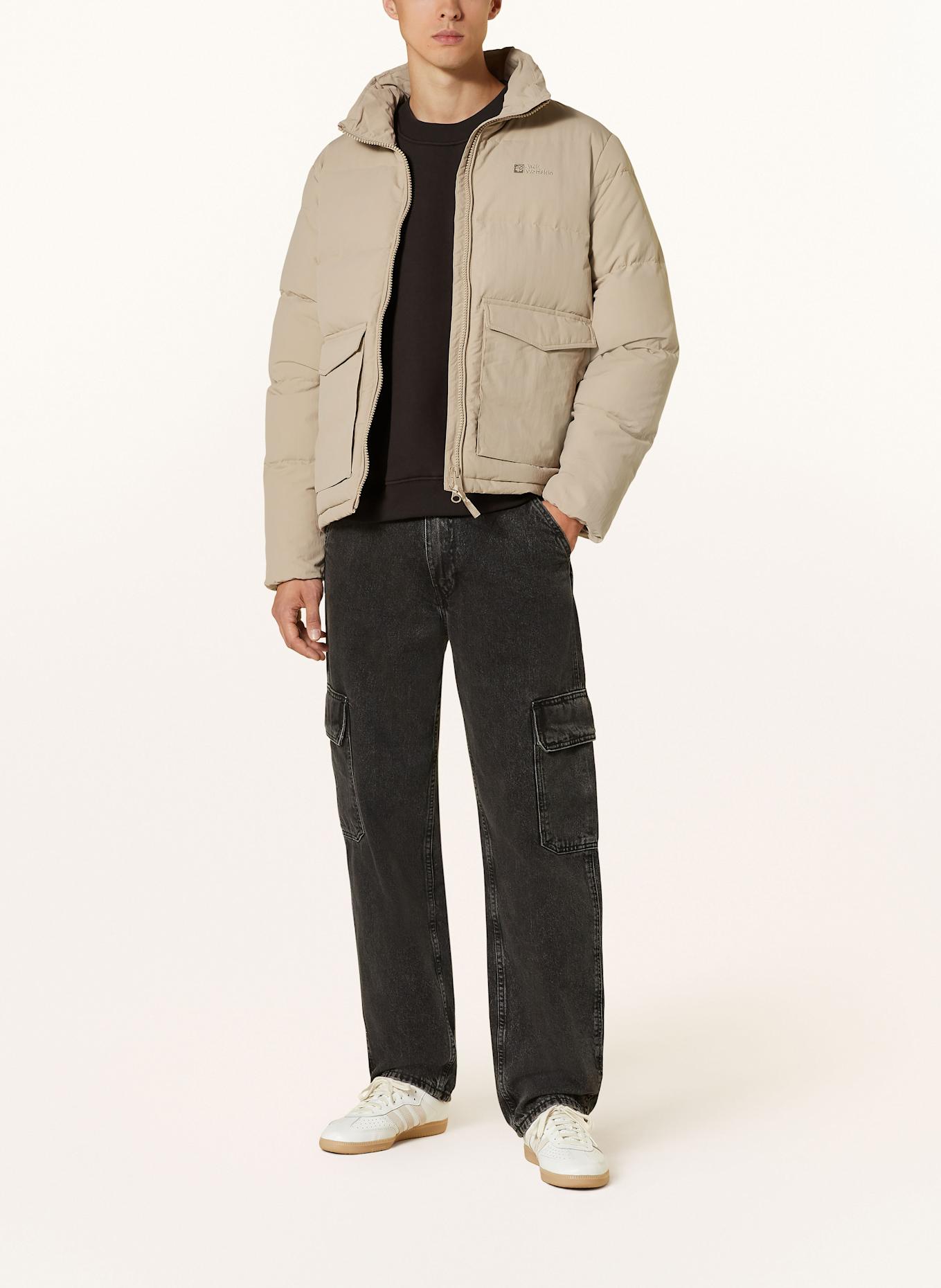 Jack Wolfskin Prošívaná bunda NORDLICHT, Barva: SVĚTLE HNĚDÁ (Obrázek 2)