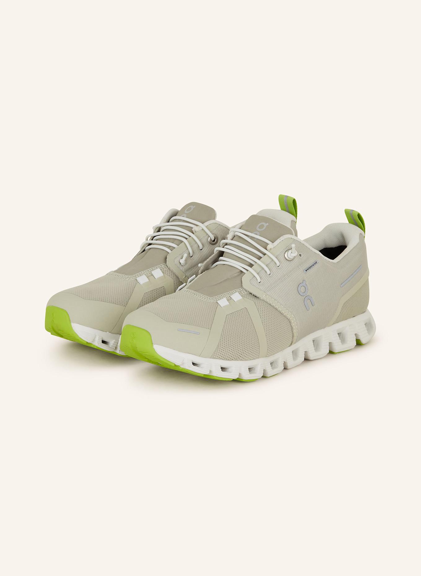 On Sneaker CLOUD 5 WATERPROOF: HELLGRÜN