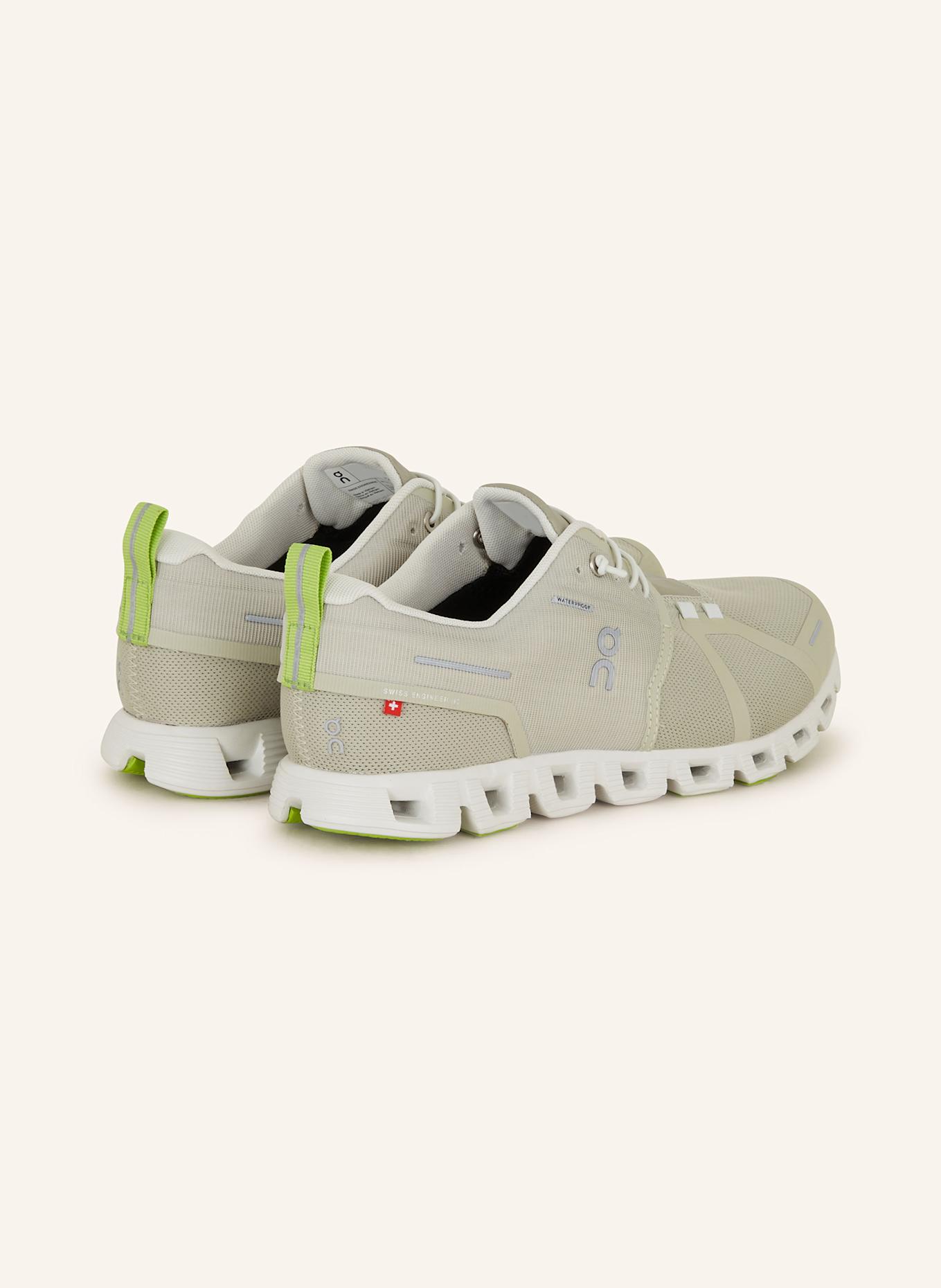 On Sneaker CLOUD 5 WATERPROOF: HELLGRÜN